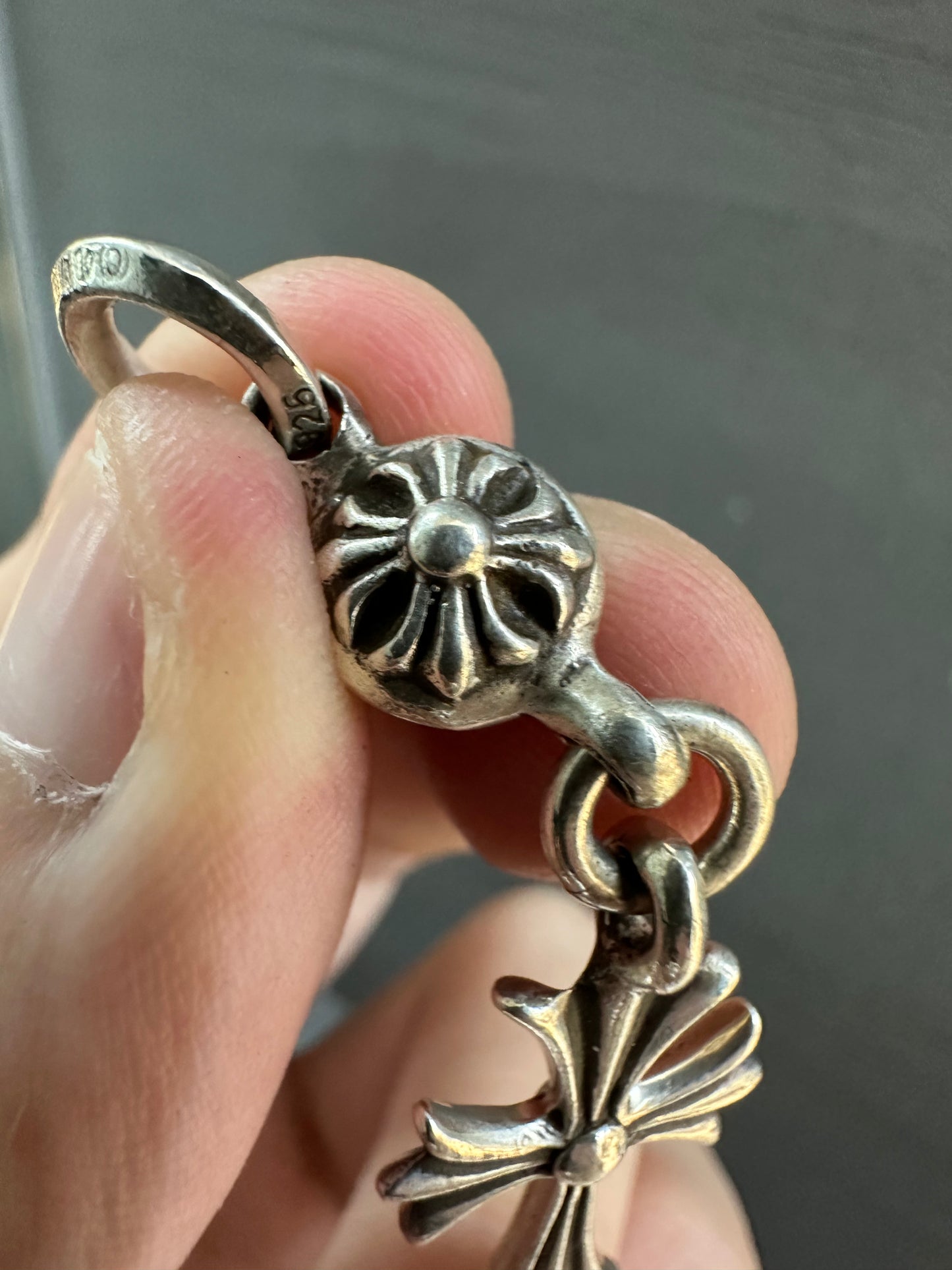 Chrome Hearts Ball Tiny Cross Pendant