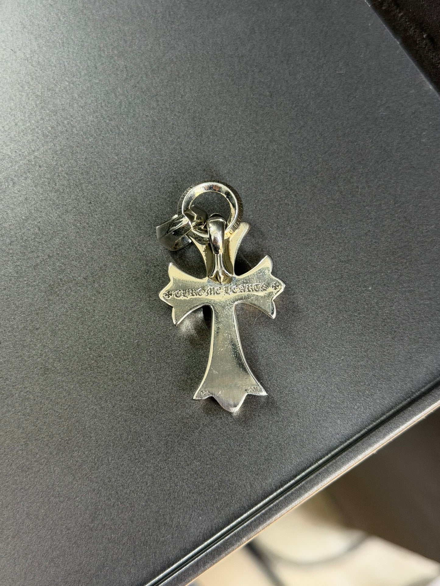 Chrome Hearts Vine Heart Cross Pendant