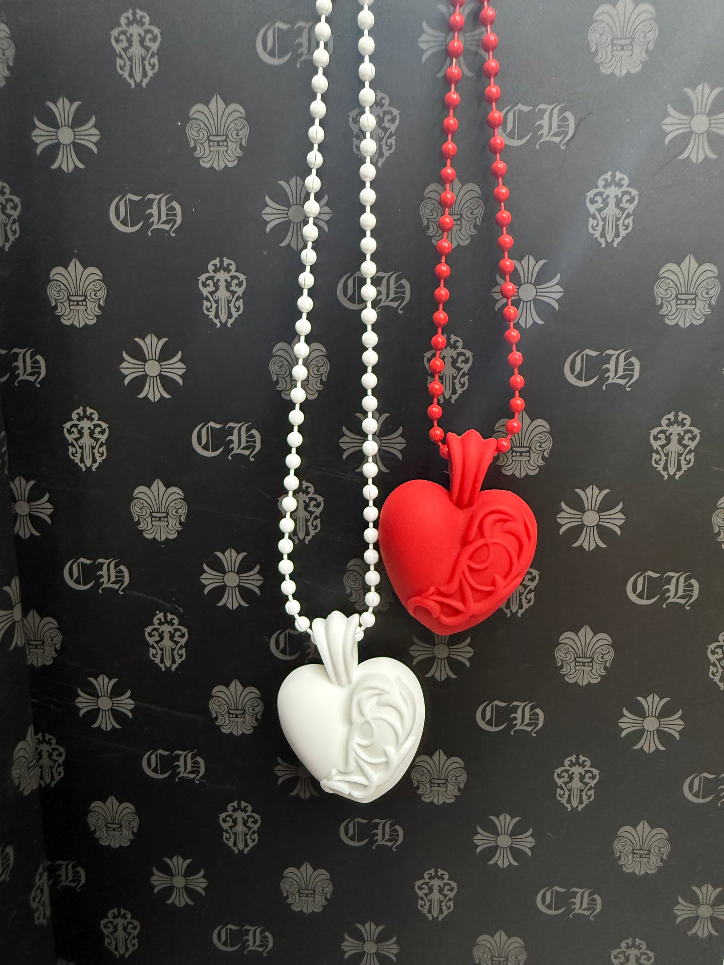 Chrome Hearts Silicone Vine heart Necklace