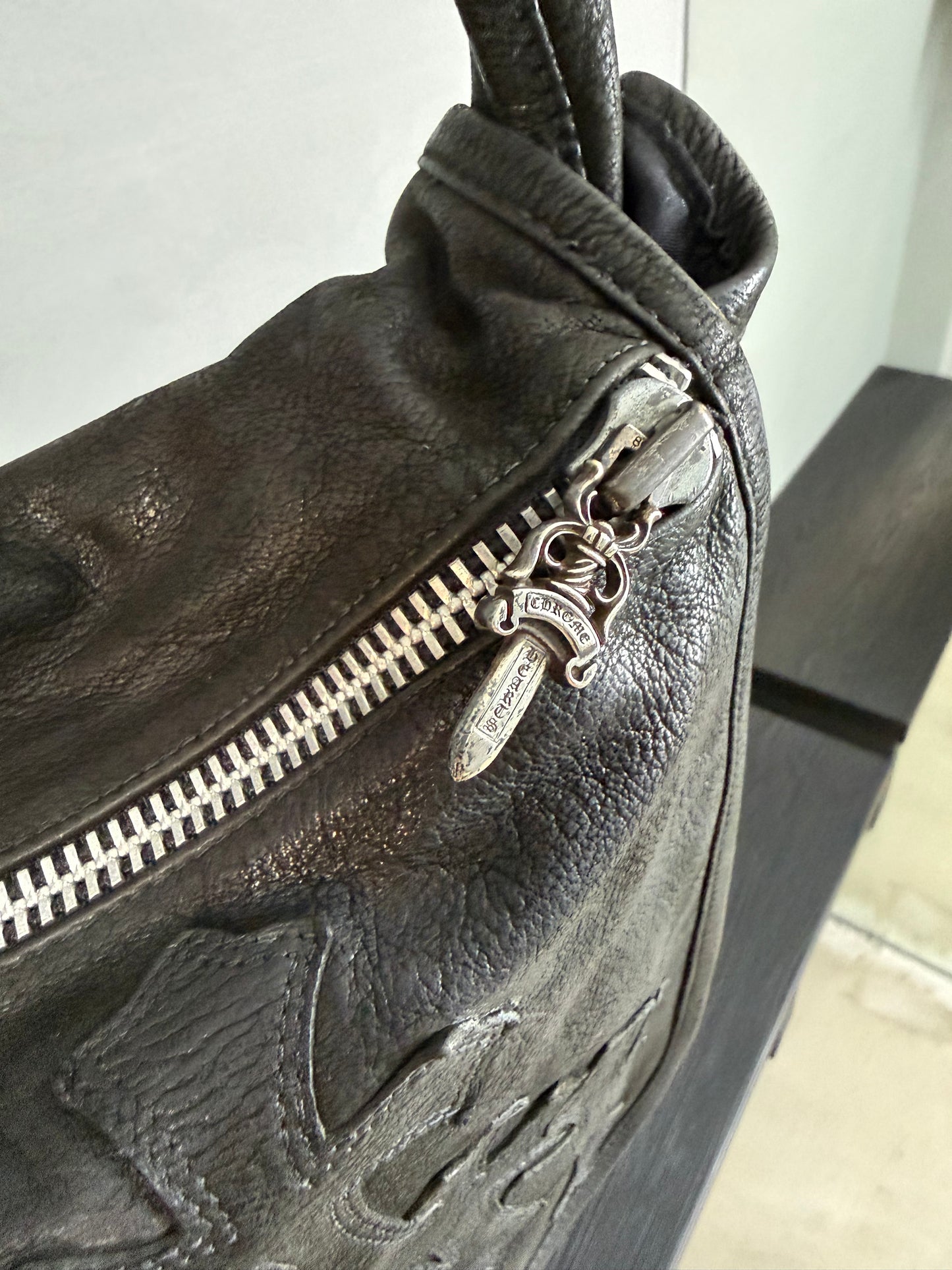 Chrome Hearts Multiple cross patches messenger bag