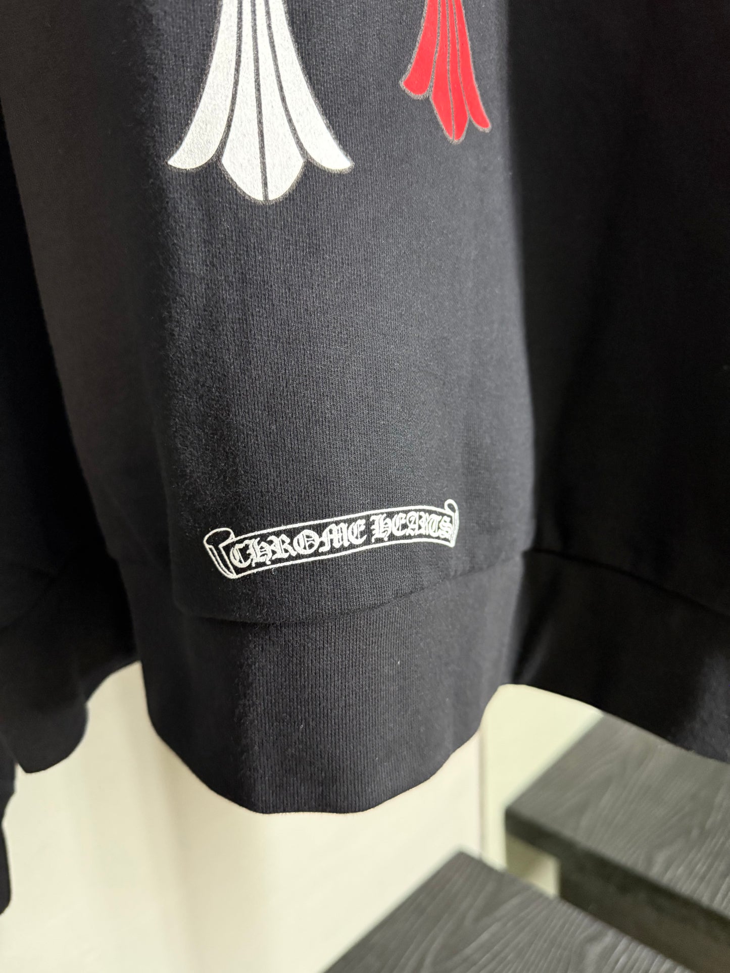 Chrome Hearts Multicolor Cemetery Cross Zip Up Hoodie