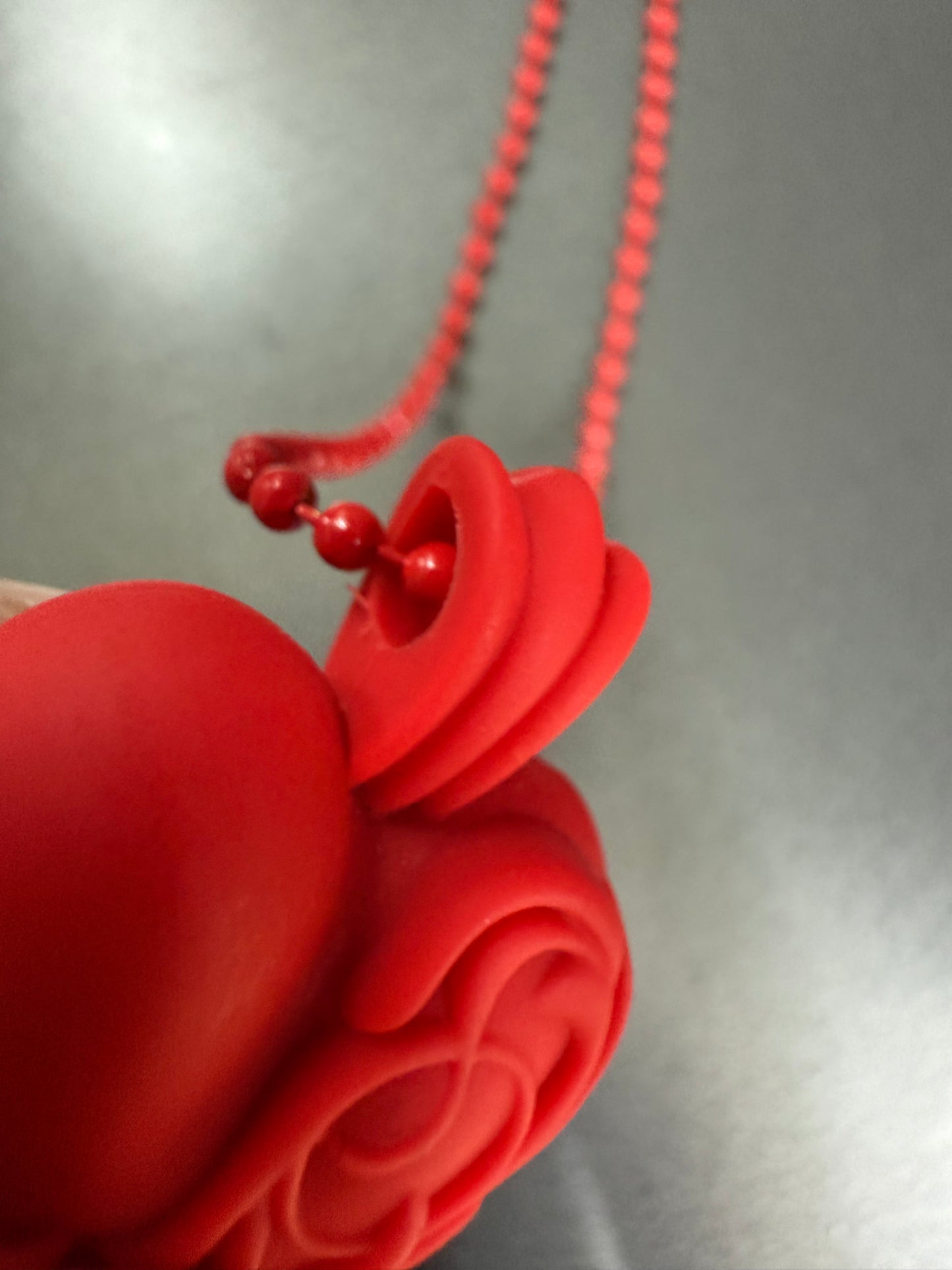 Chrome Hearts Silicone Vine heart Necklace