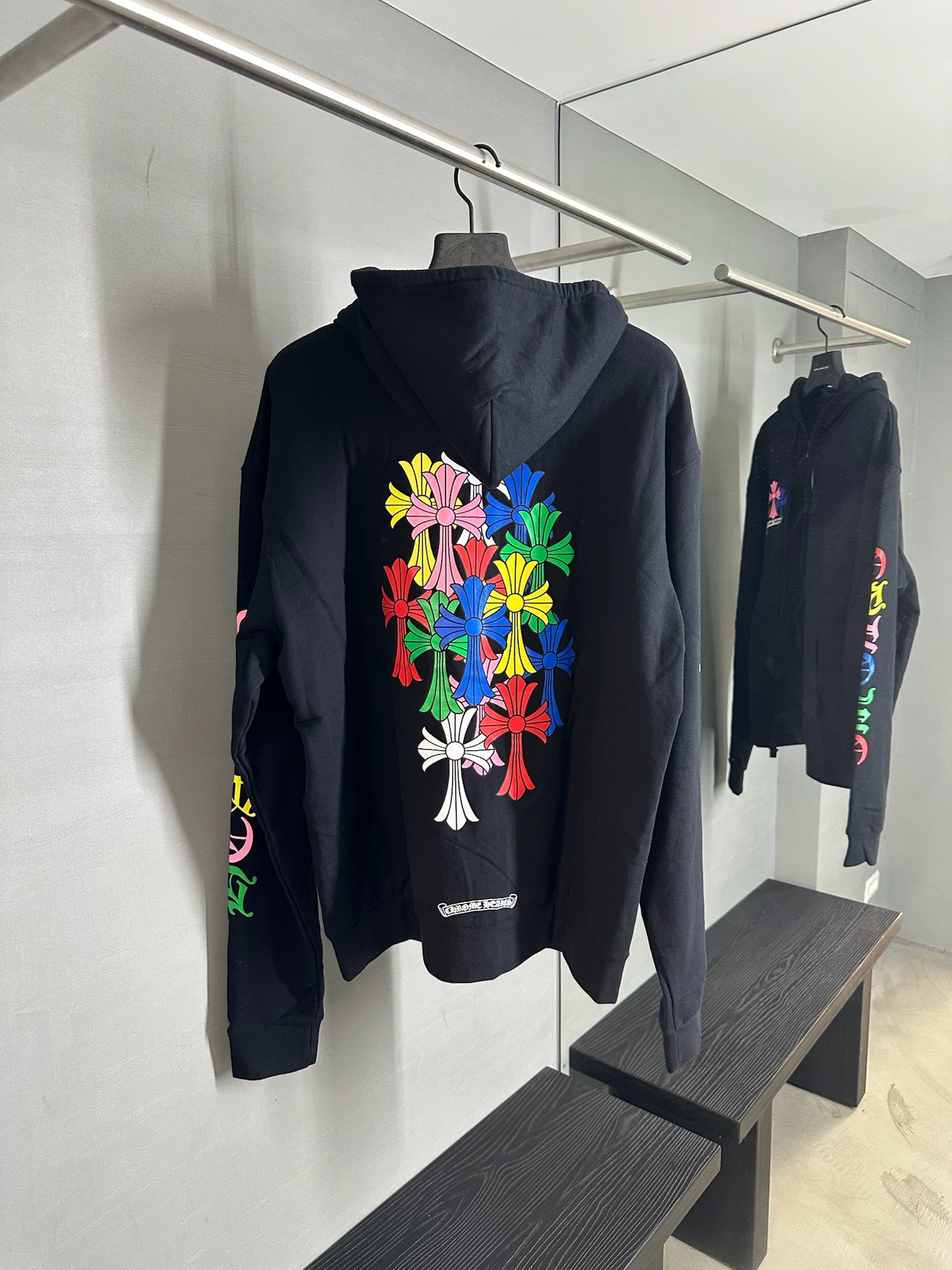 Chrome Hearts Color Cemetery Zip Up Hoodie