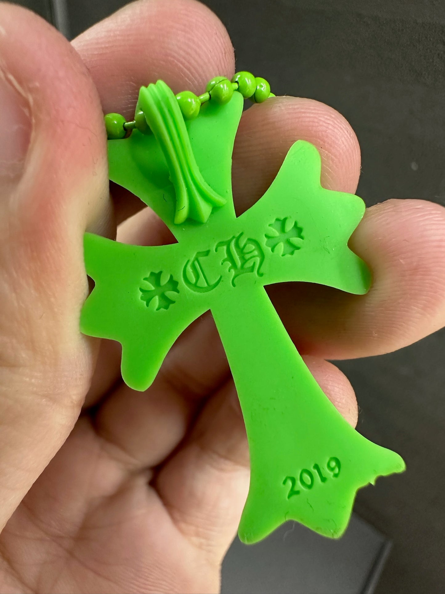 Chrome Hearts Silicon Cross Necklace