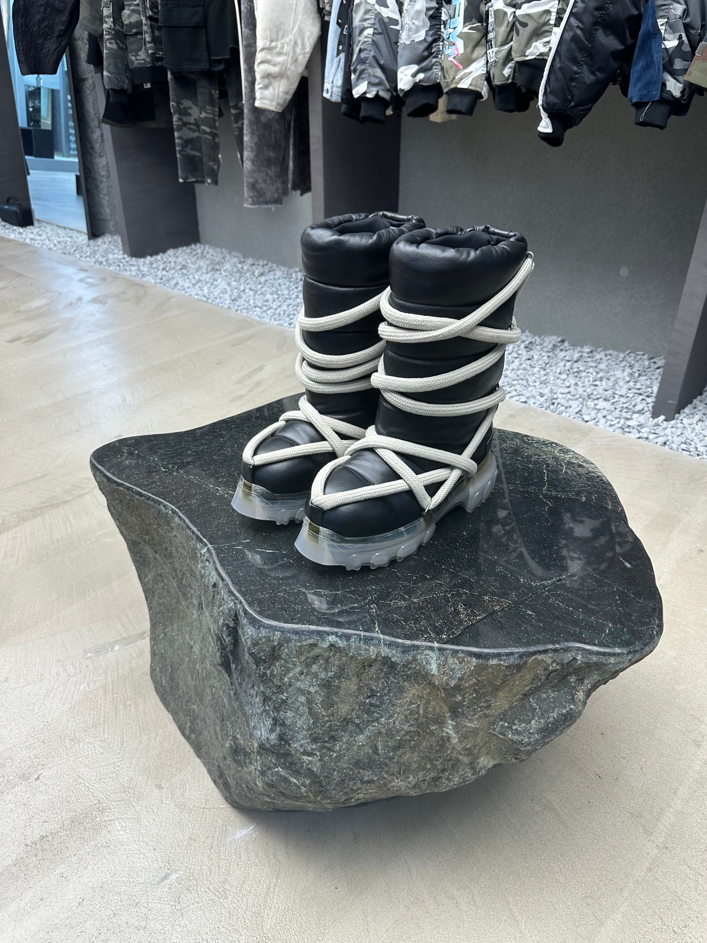 Rick Owens Lunar Tractor Boots