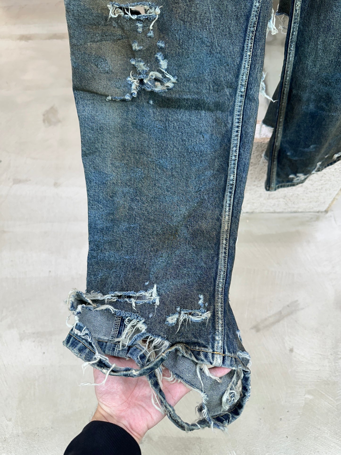 Balenciaga Super Destroyed Jeans
