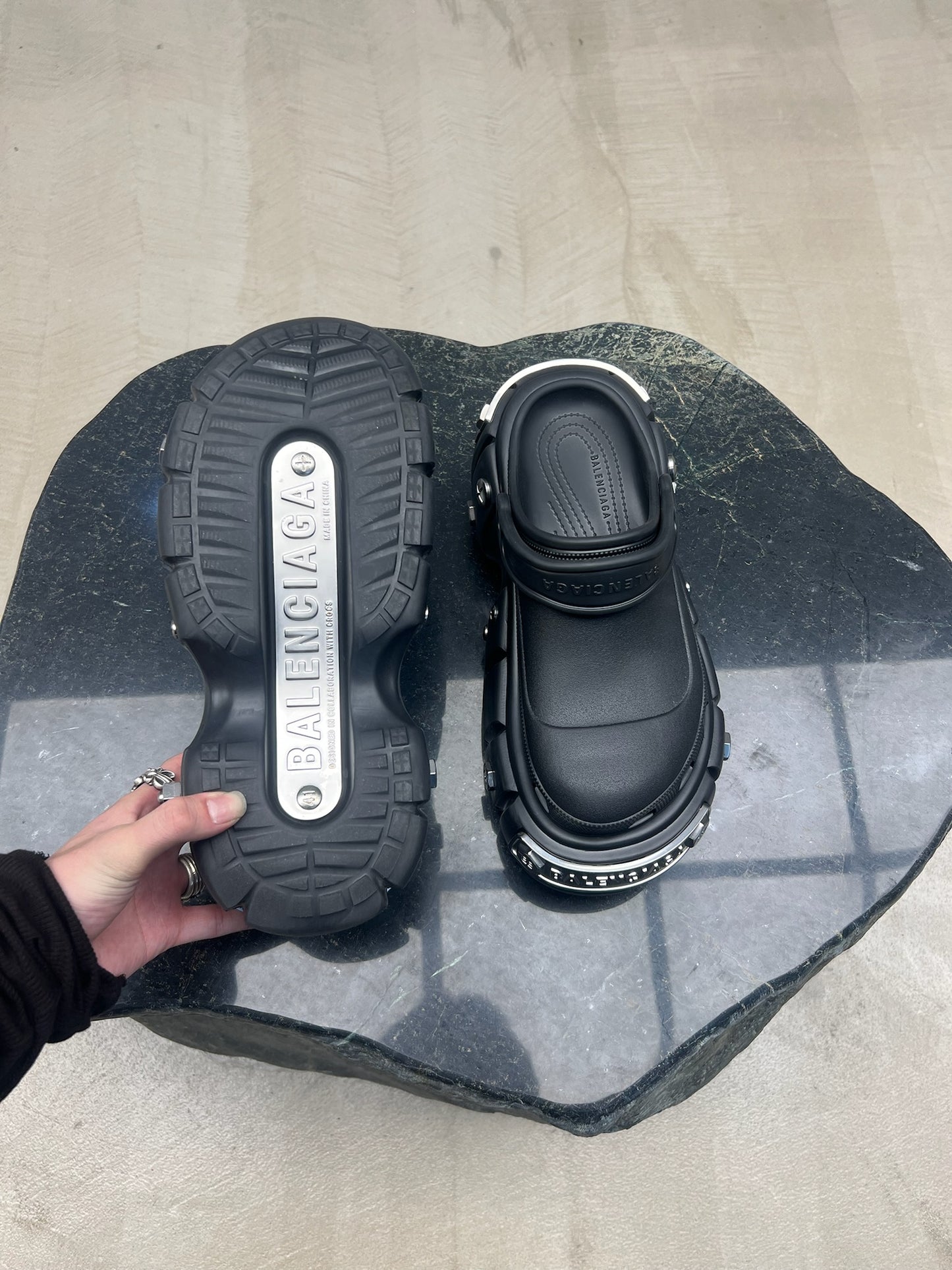 Balenciaga Crocs Hardcrocs Slippers