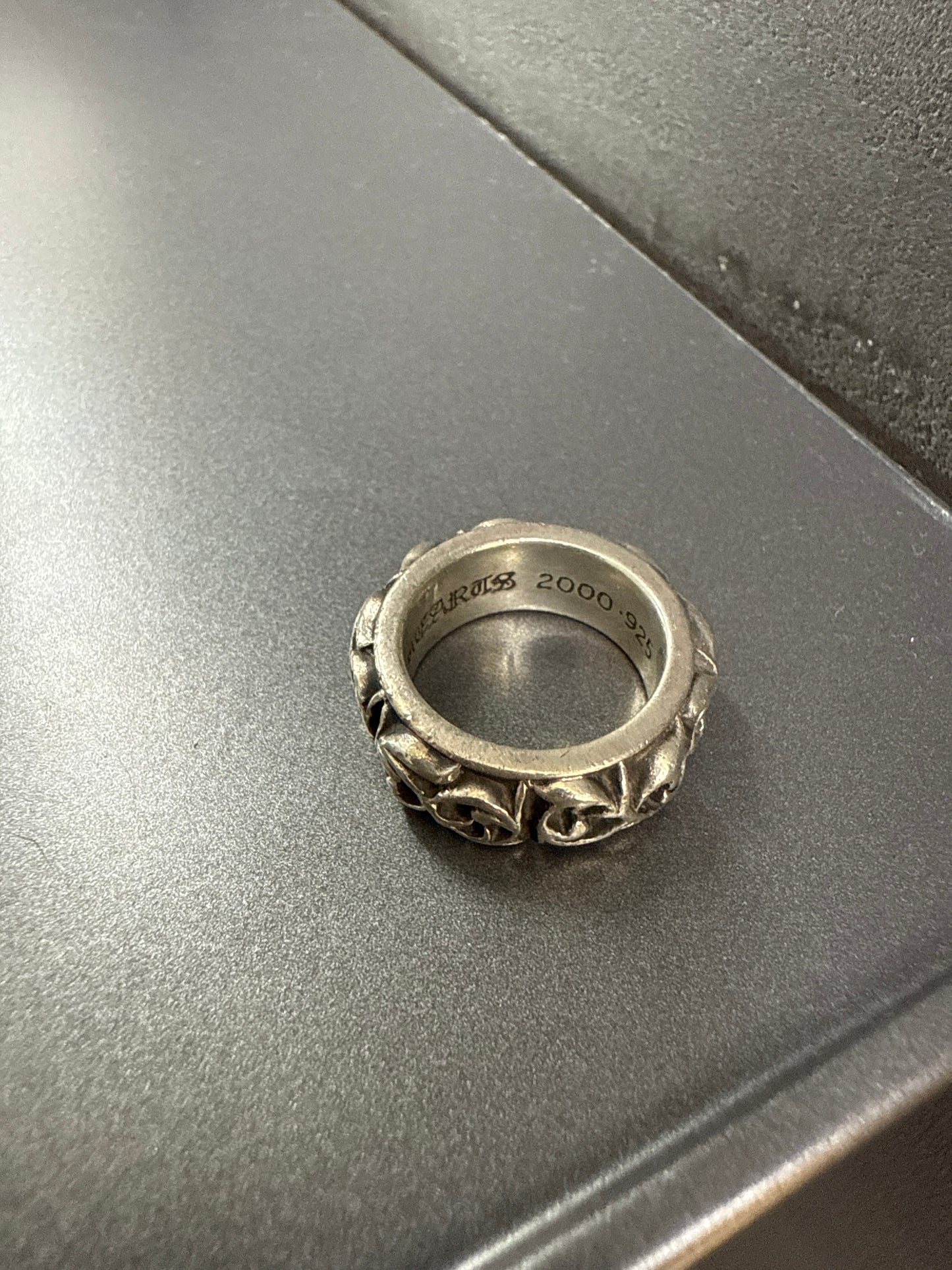 Chrome Hearts eternity vine band ring