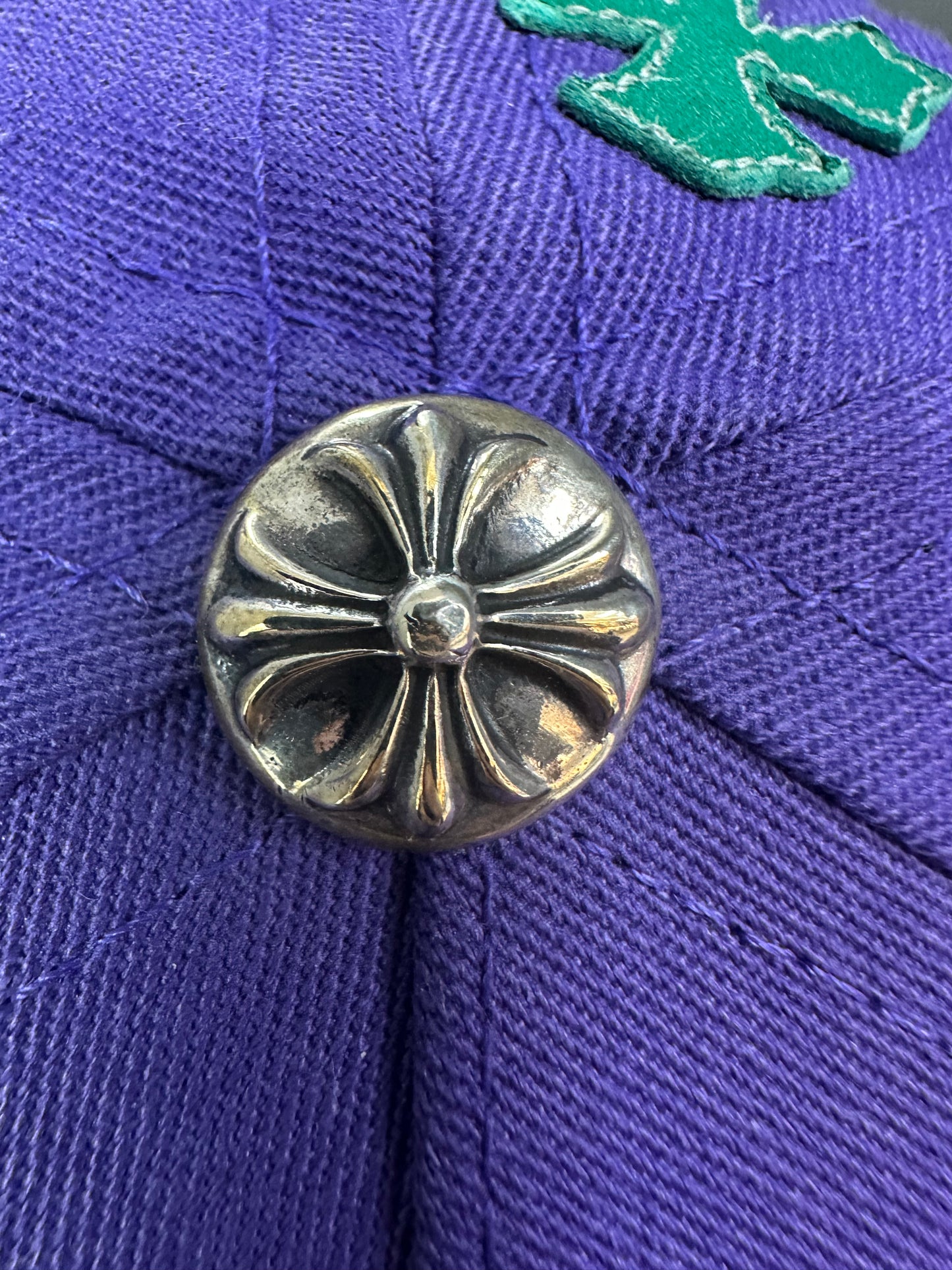 Chrome Hearts Cemetery Cross Patch Hat