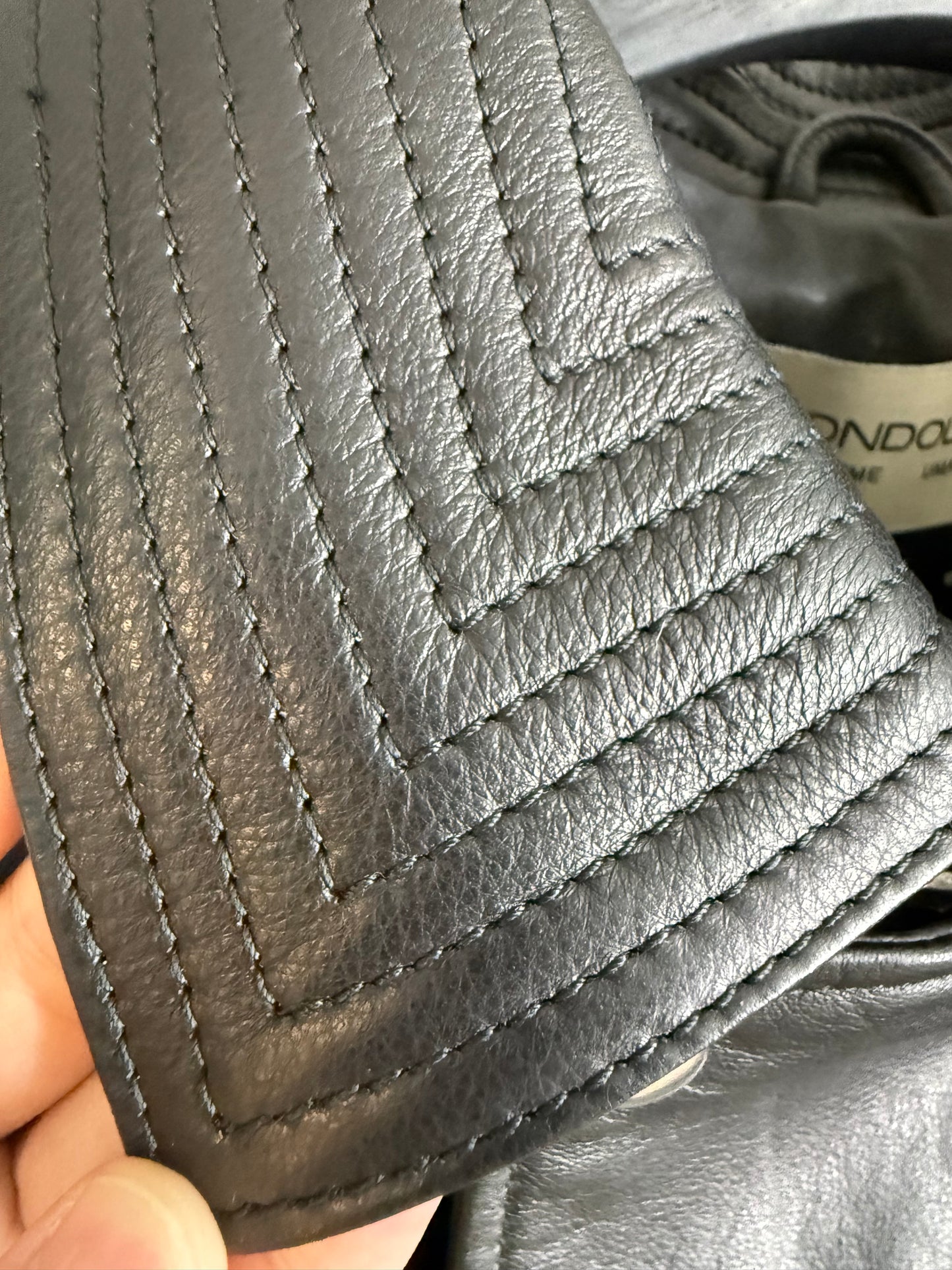 TONDOLO OTIDEA WORK LEATHER JACKET
