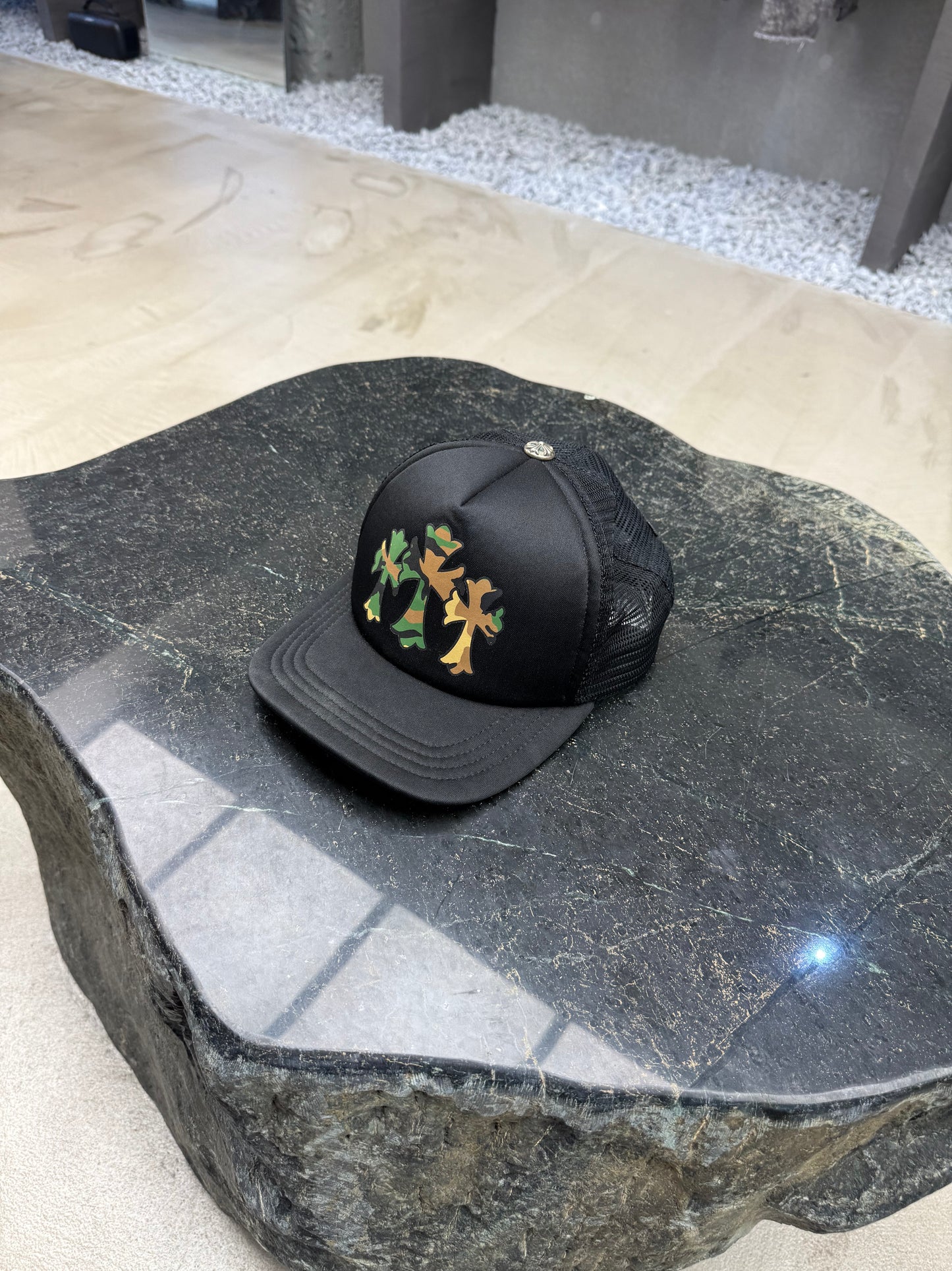 Chrome Hearts Camo cross cap