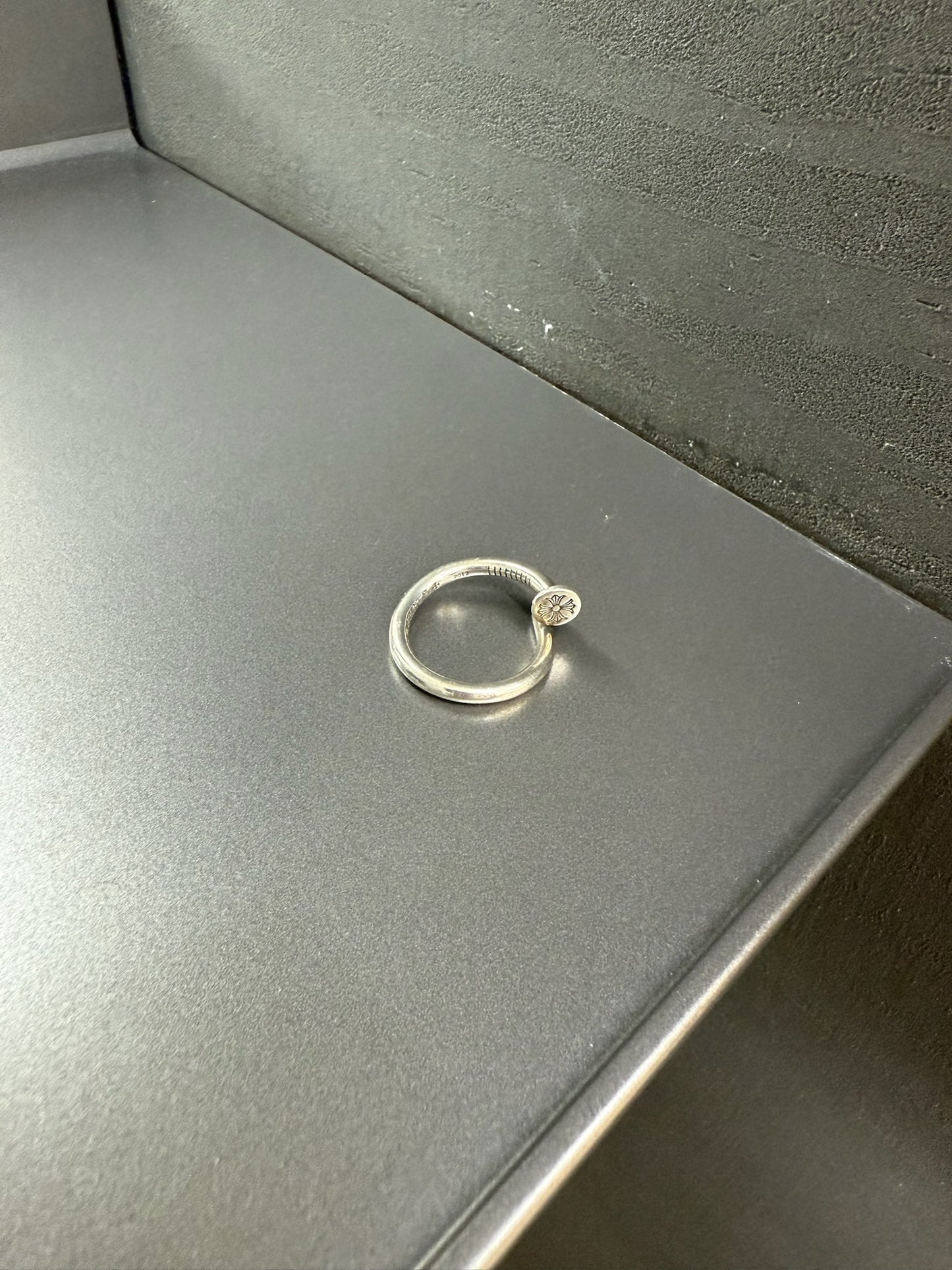 Chrome Hearts flat nail ring