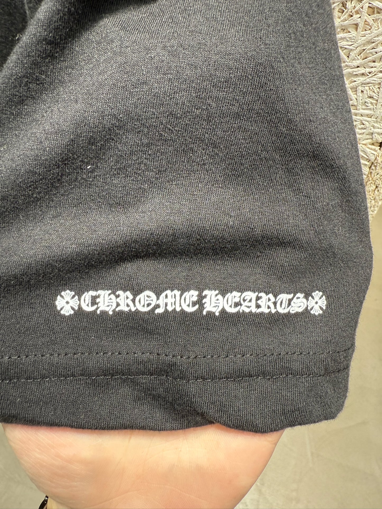 Chrome Hearts neck logo T-shirt