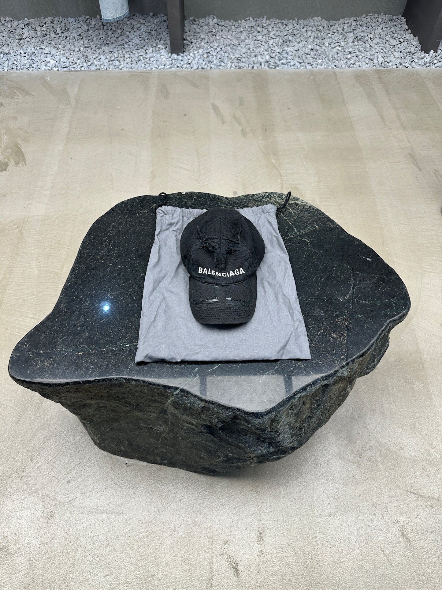 Balenciaga BB Laser Destroyed Cap