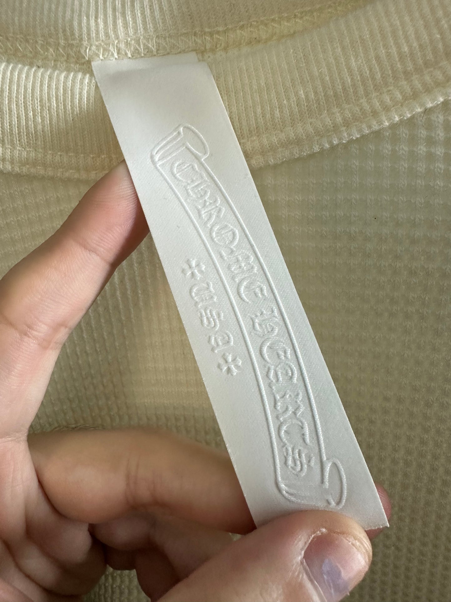 Chrome Hearts Waffle Embroidered Long Sleeve