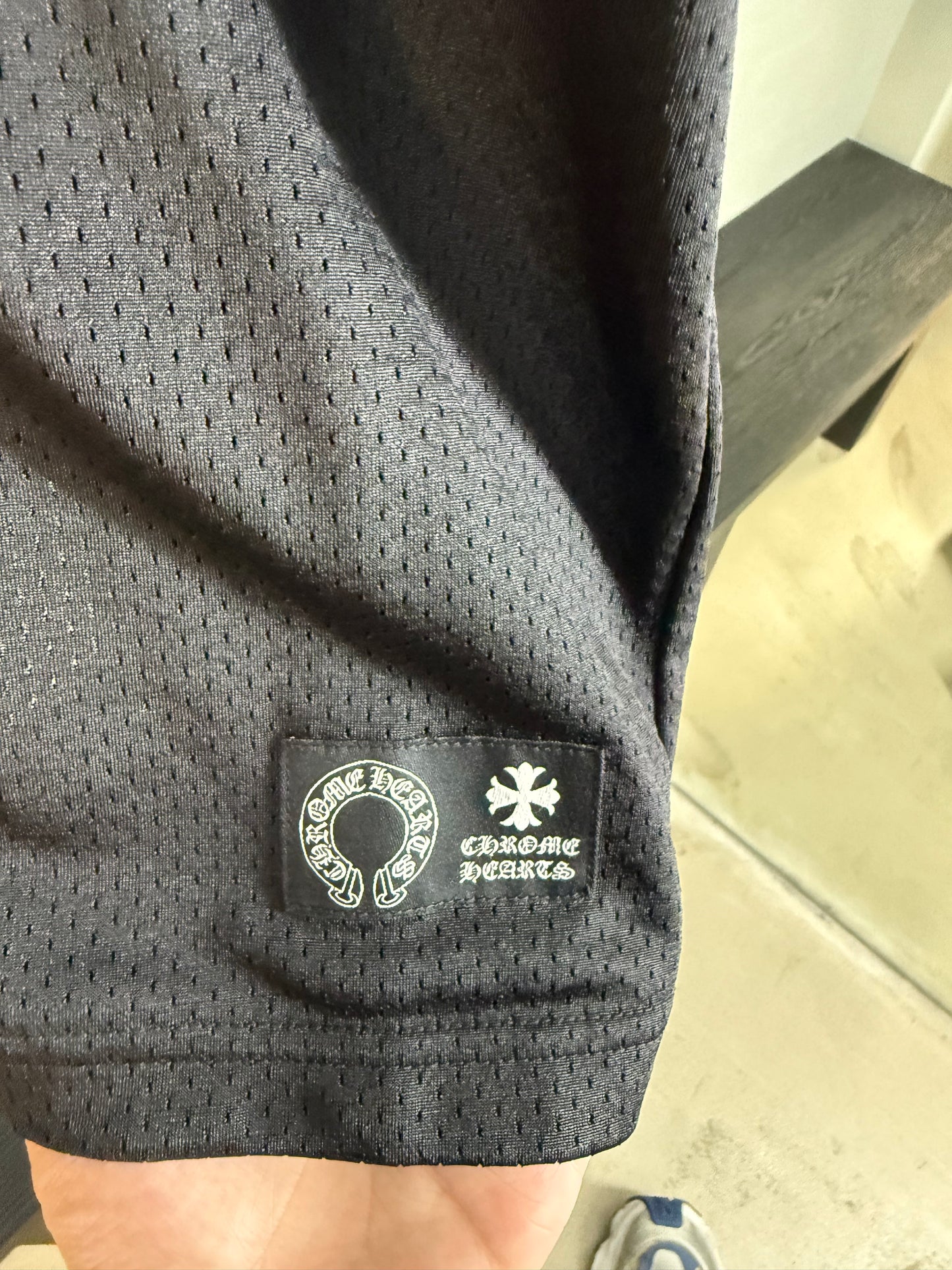 Chrome Hearts mesh jersey