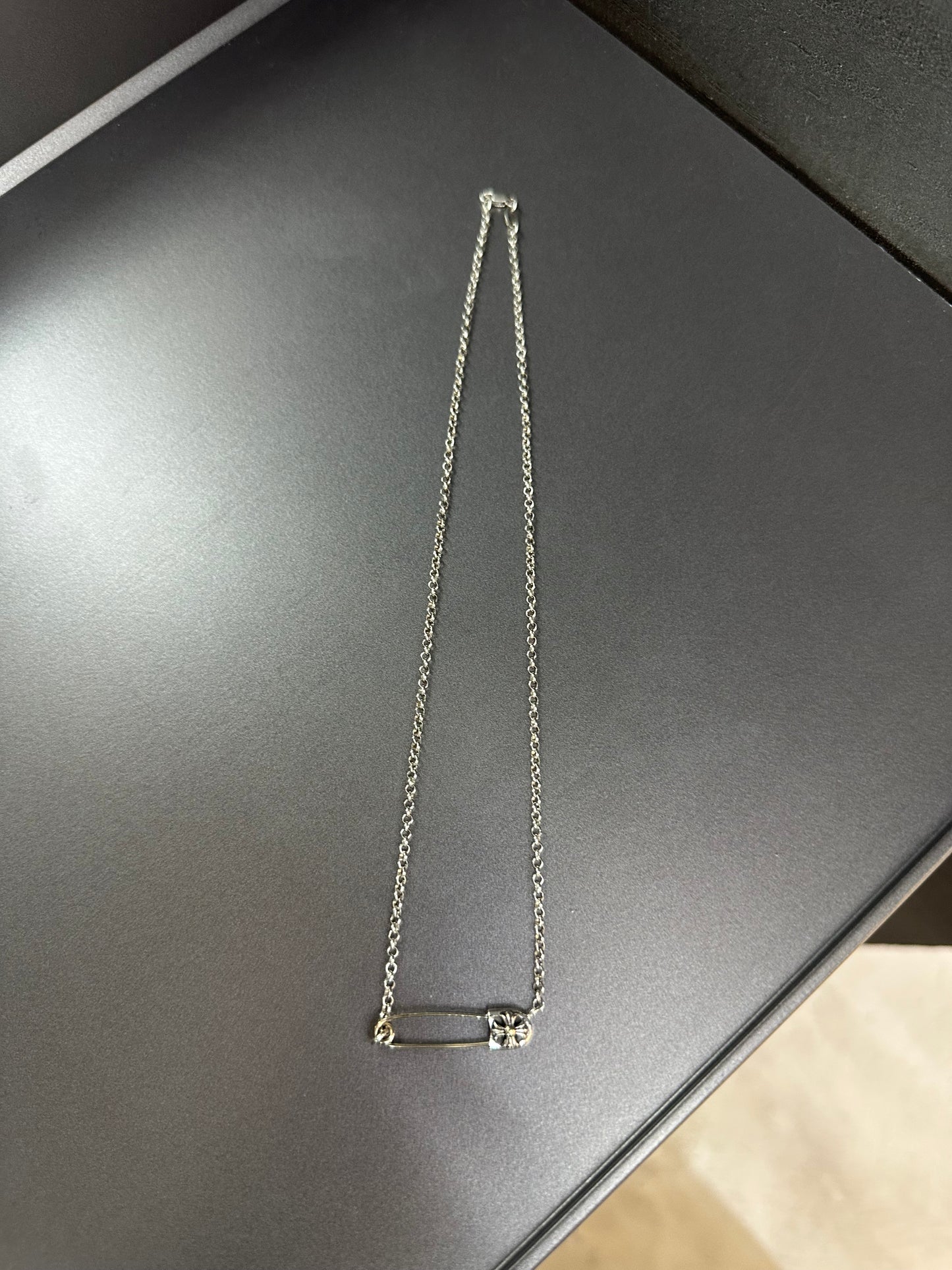 Chrome Hearts Safety Pin Necklace