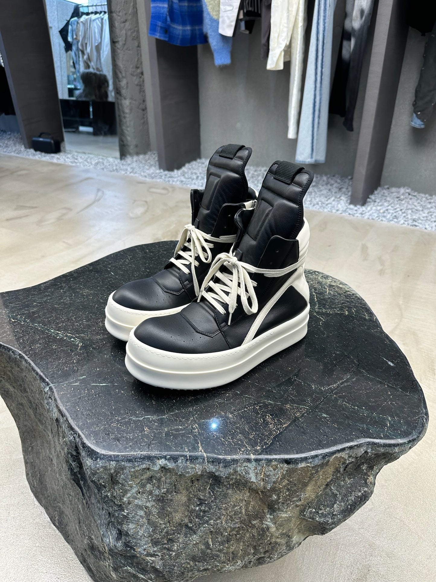 Rick Owens Mega Bumper Geobasket Sneakers