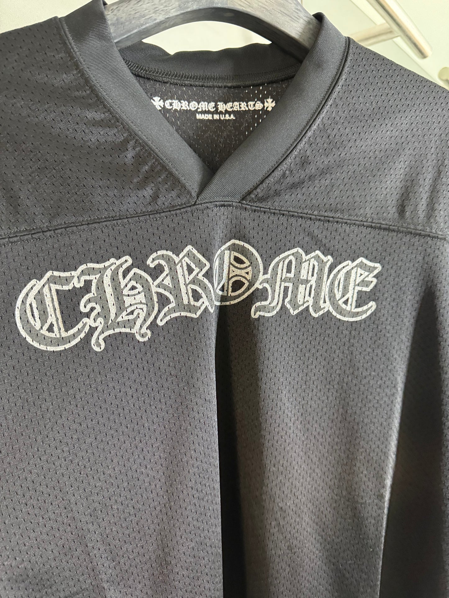 Chrome Hearts mesh jersey