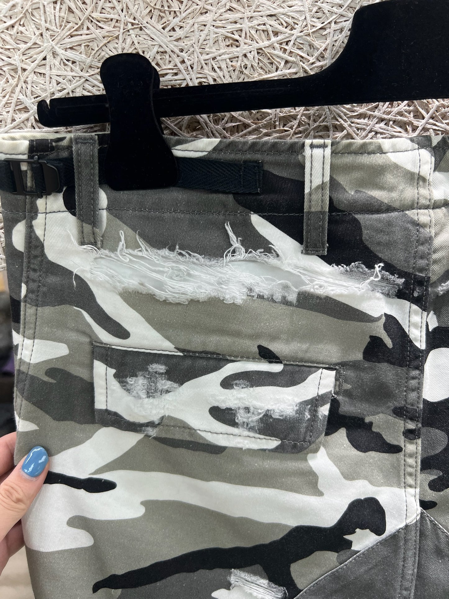 Balenciaga Trompe-L’Oeil Camo Shorts