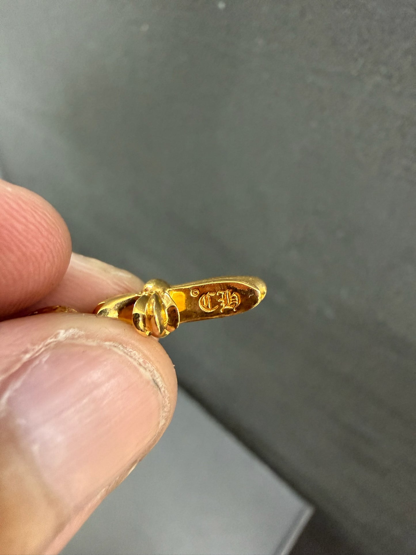 Chrome Hearts 22k BBF Babyfat Pendant