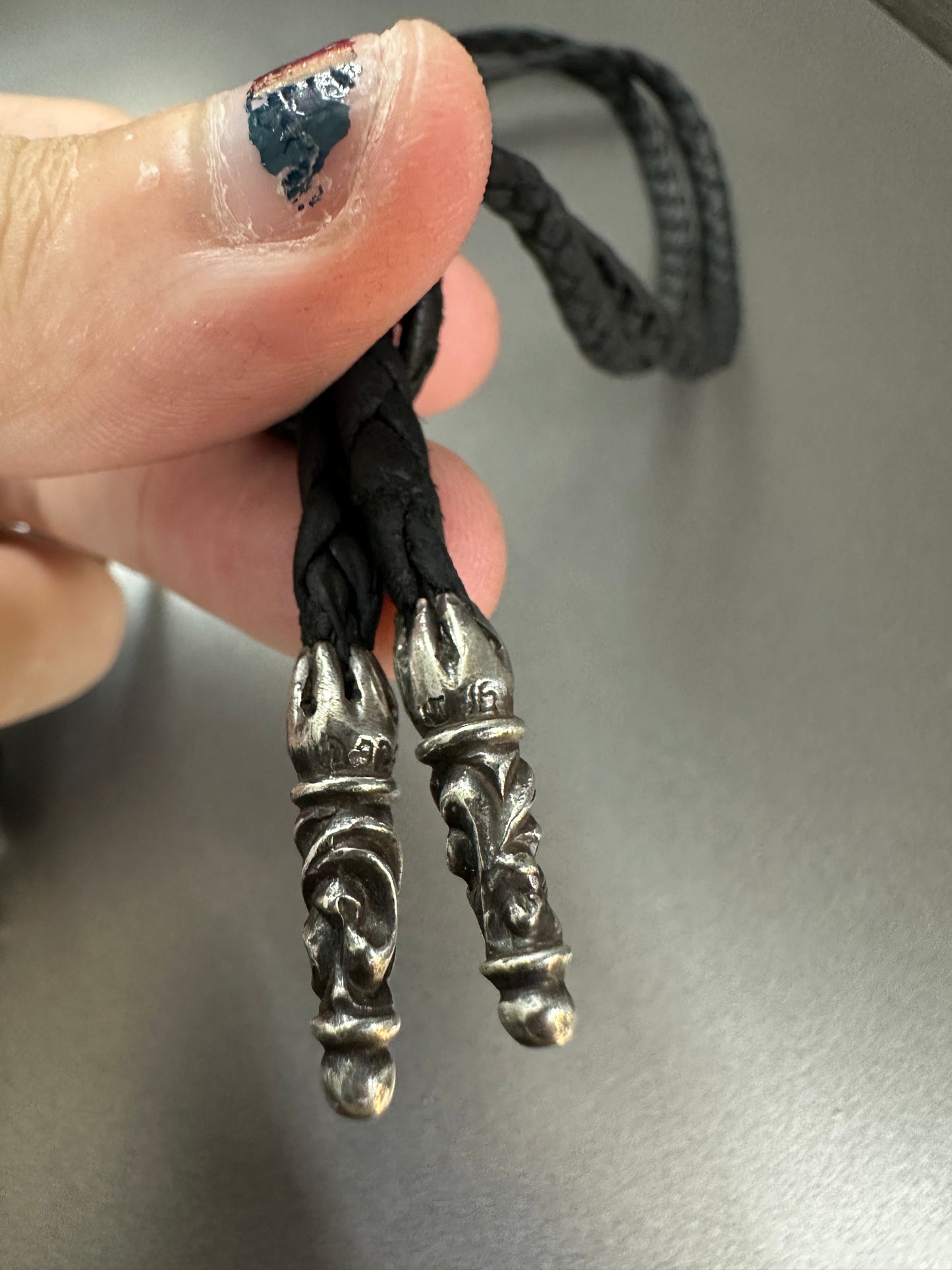 Chrome Hearts Foti Skippy Leather Braid