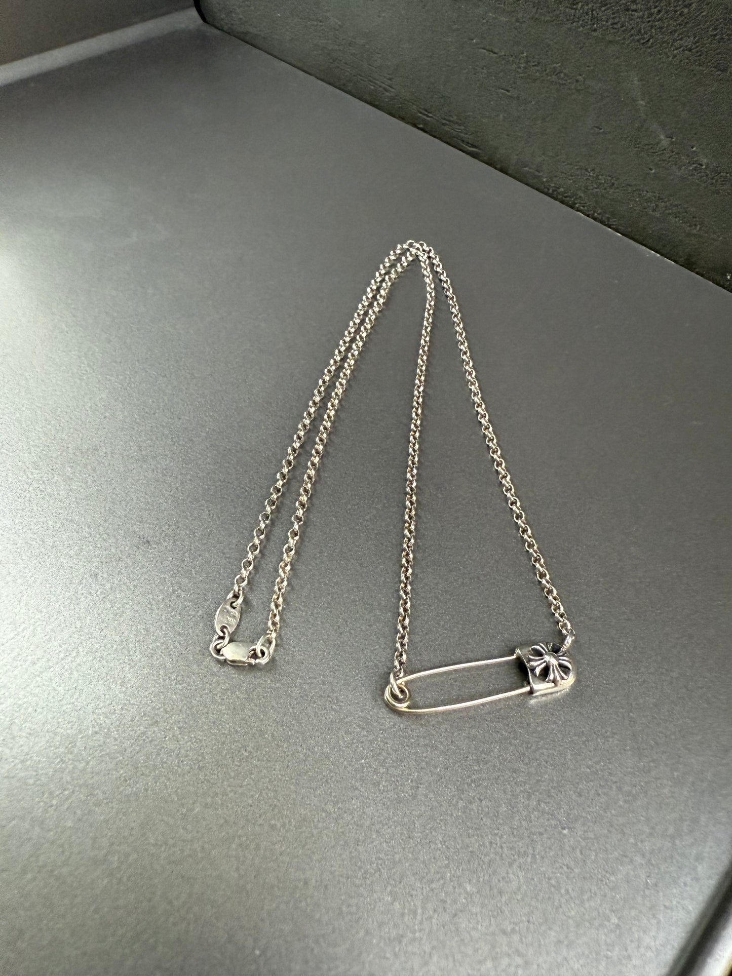 Chrome Hearts Safety Pin Necklace