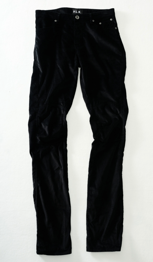 P.L.N. BIKER VELOUR PANT