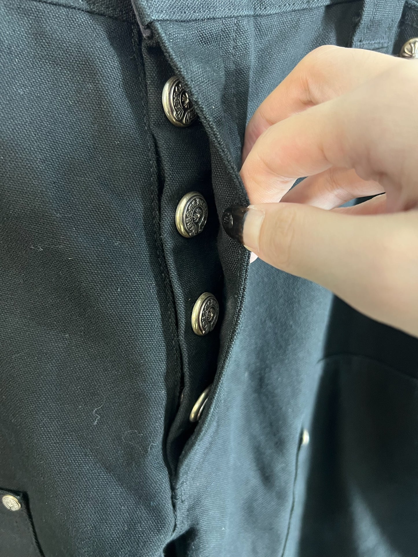 Chrome Hearts Carpenter Canbas Double Knee Pants