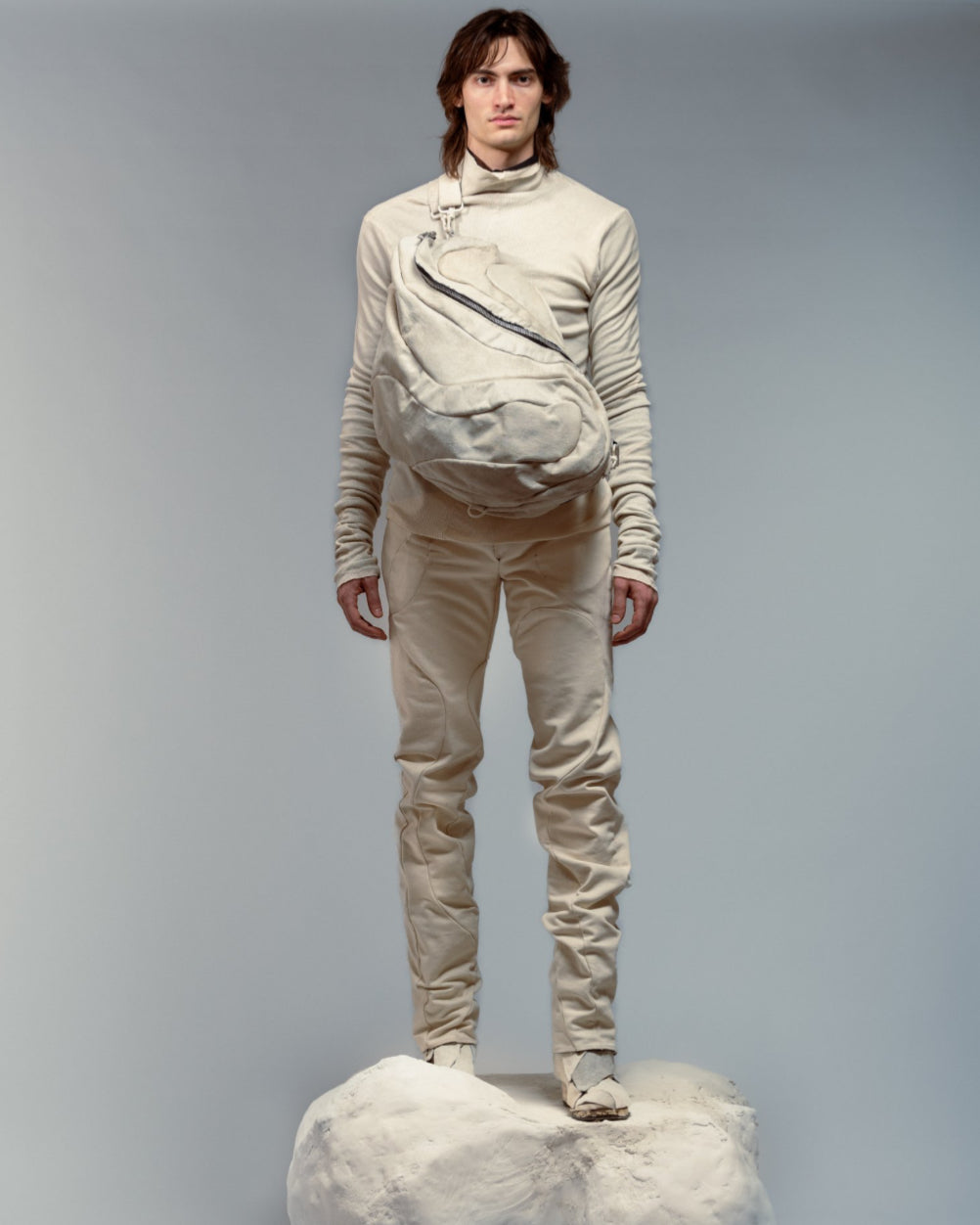 UNDYED SINGLE LAYER TURTLENECK