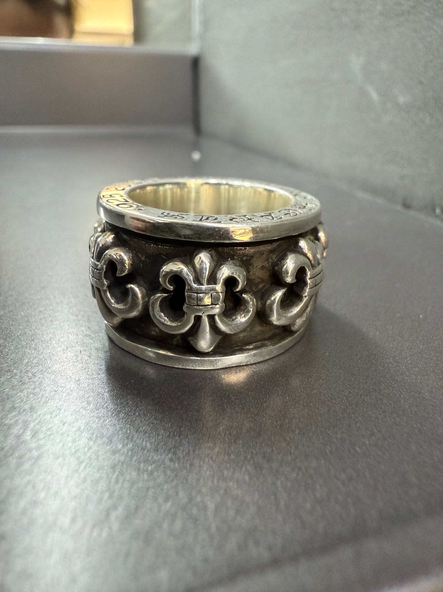 Chrome Hearts Fleur Spinner Ring