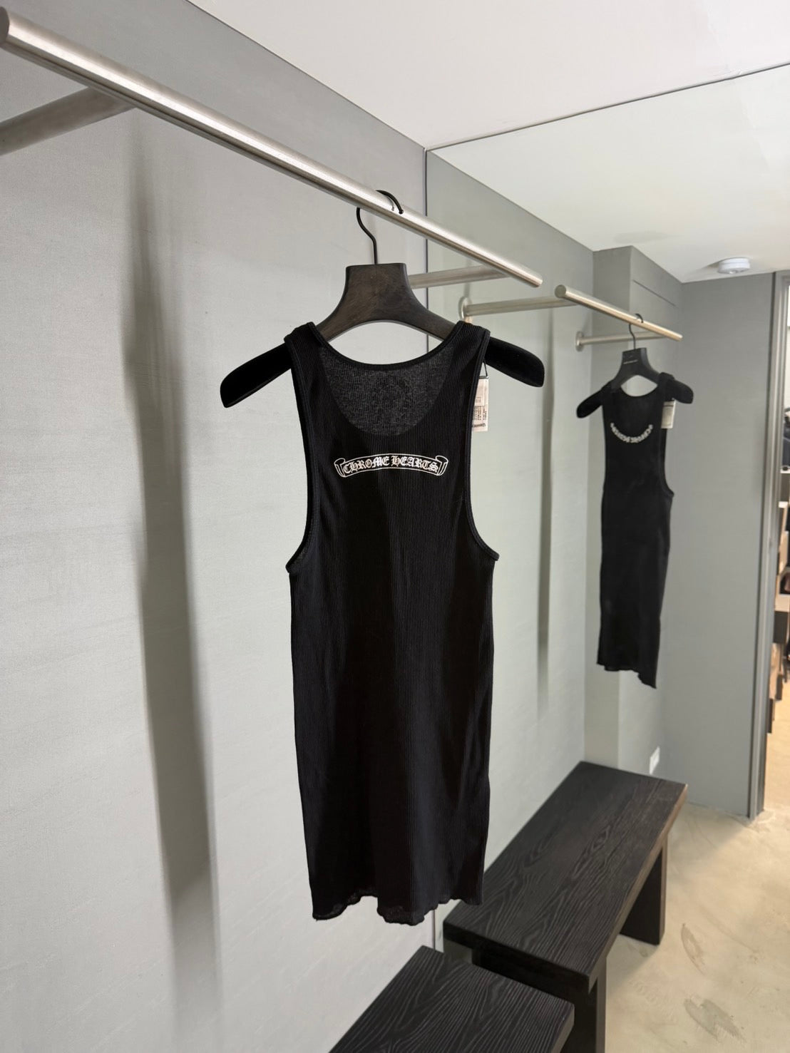 Chrome Hearts Neck Logo Scroll Tank Top