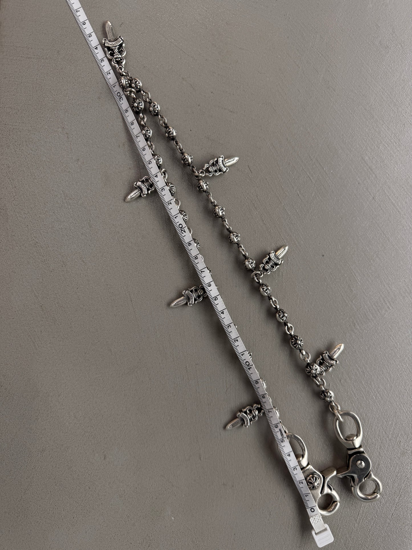 Chrome Hearts Dagger Plus Ball Wallet Chain