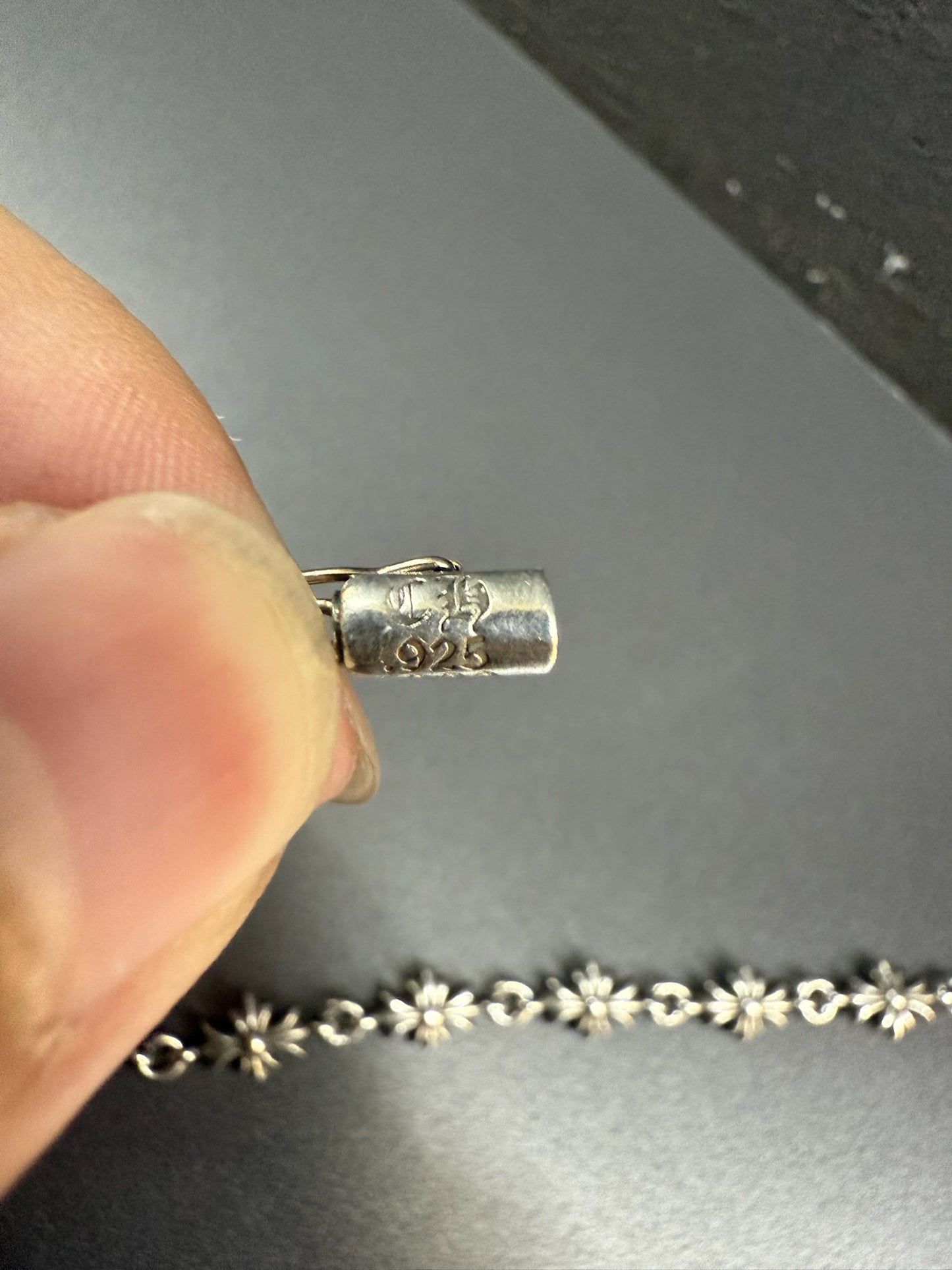 Chrome Hearts Tiny E bracelet 13links