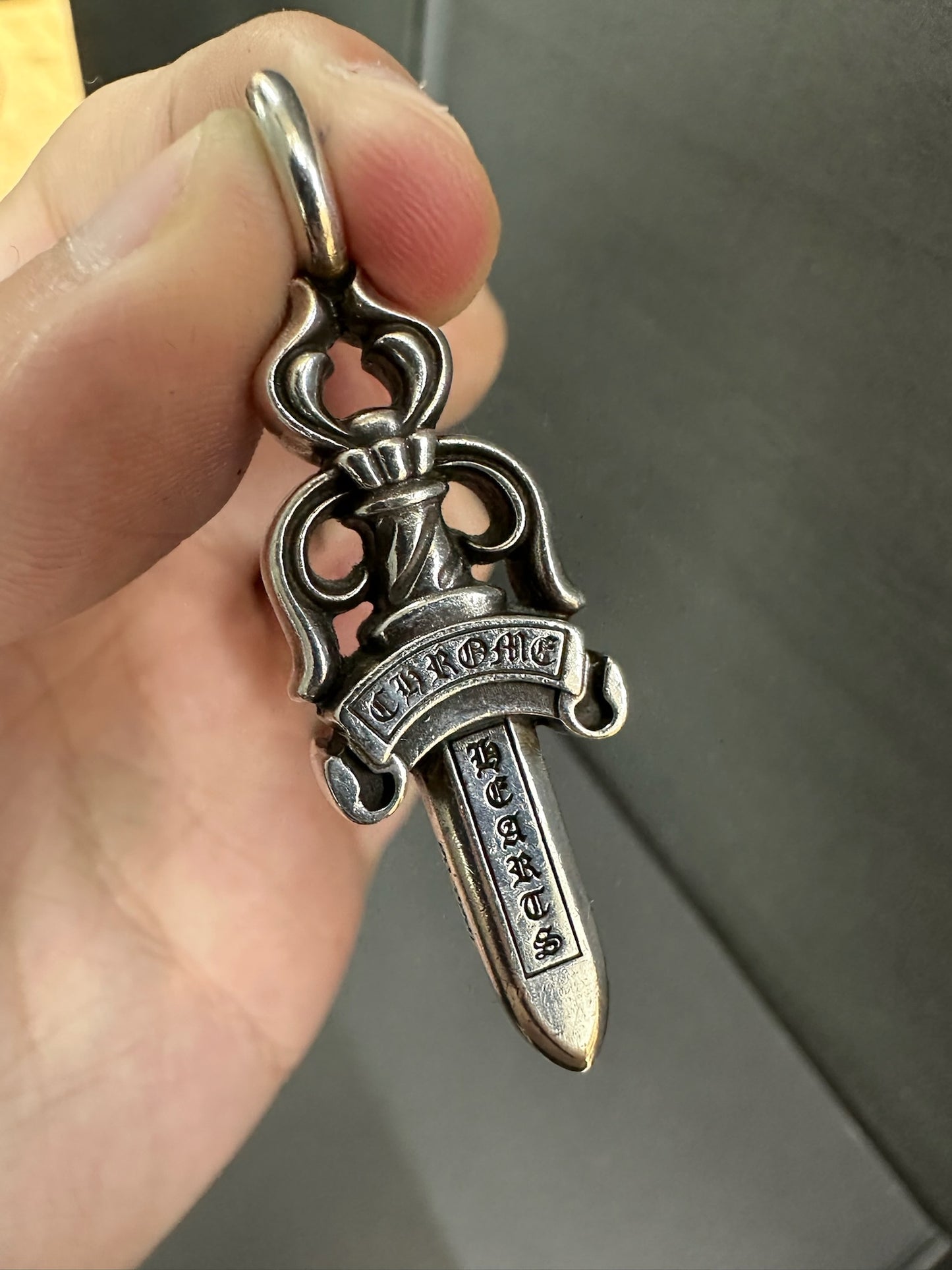 Chrome Hearts Double Dagger Pendant