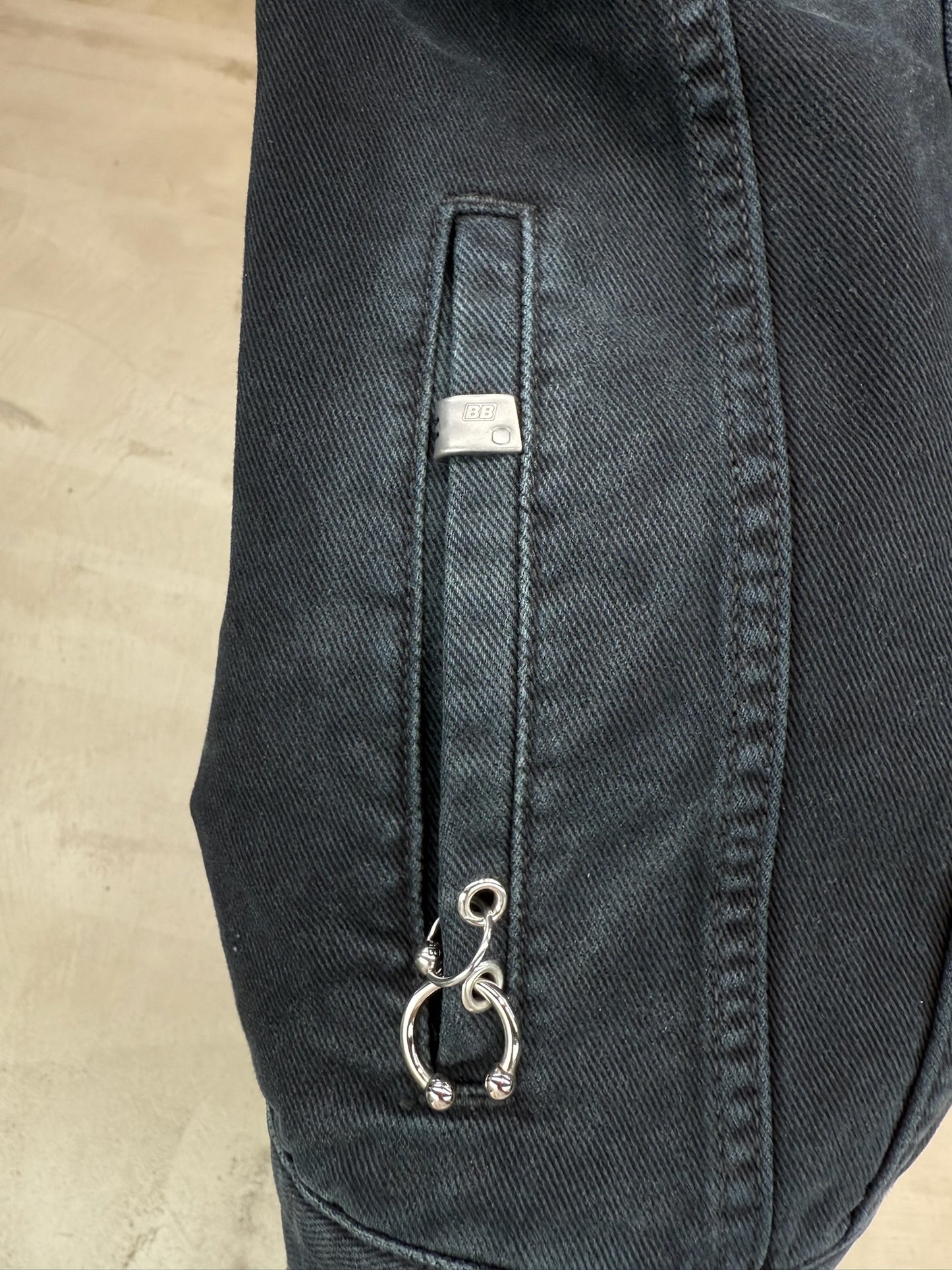 Balenciaga Pierced Denim Jacket
