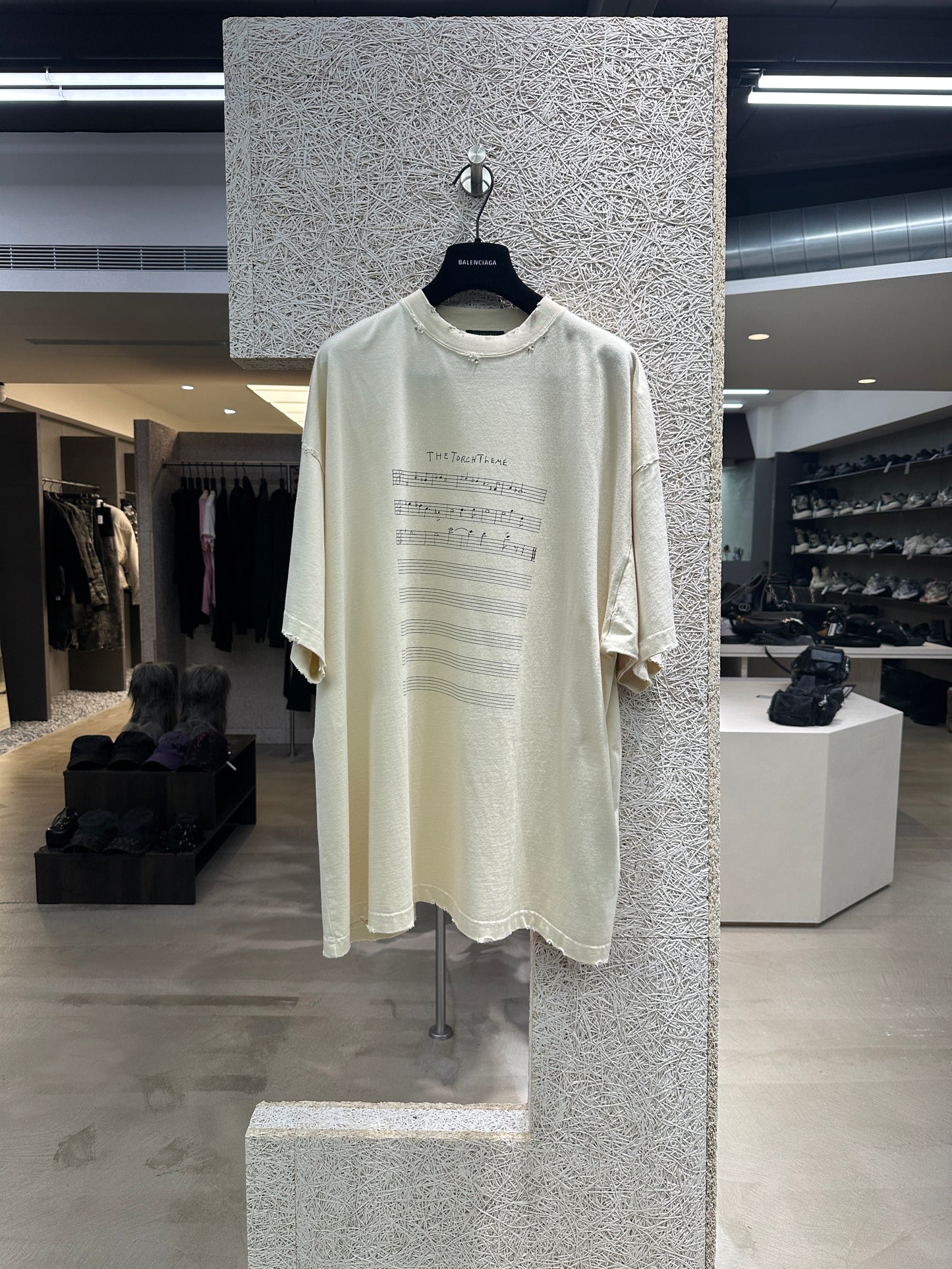 Balenciaga Music Staff T-Shirt