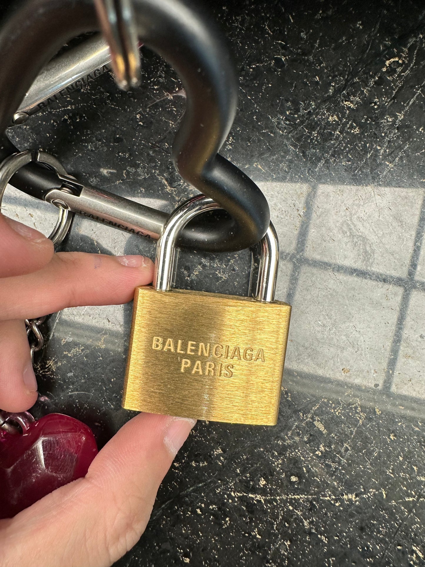 Balenciaga Rodeo Large Handbag with Charm