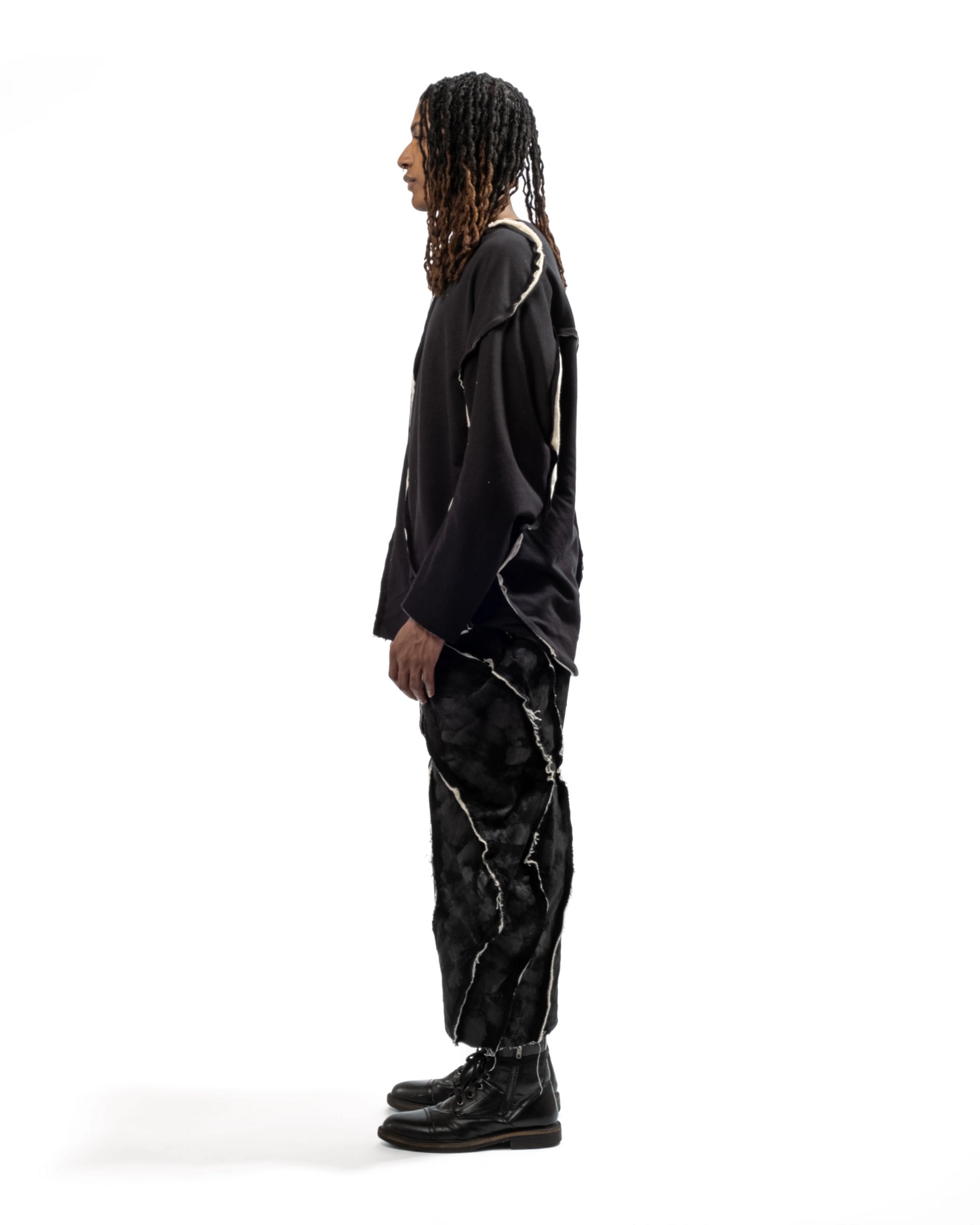 JAS Reversible Organic Seamed Sweater