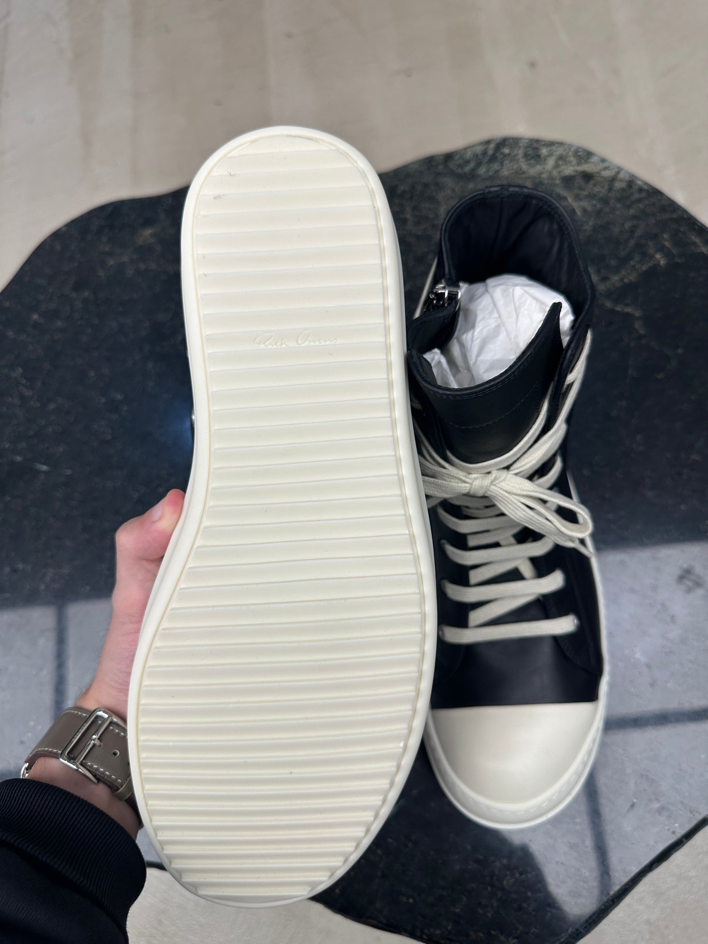 Rick Owens Ramones High-top Sneakers