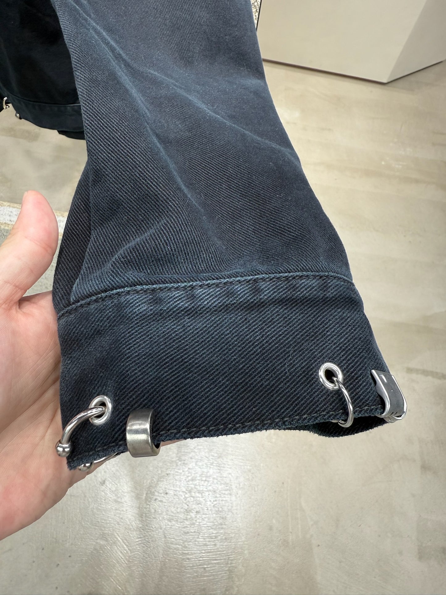 Balenciaga Pierced Denim Jacket