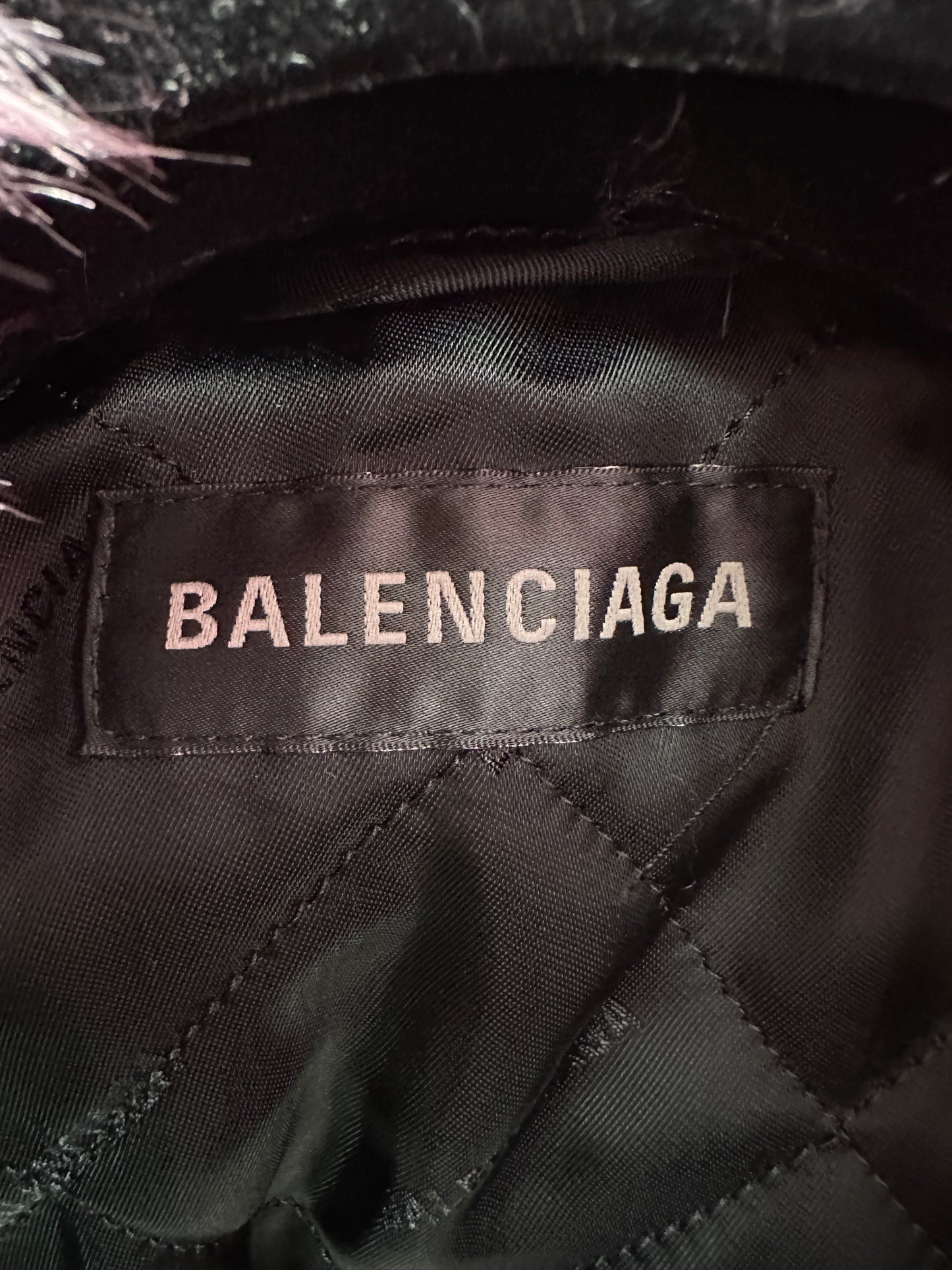 Balenciaga Pink Fur Parka