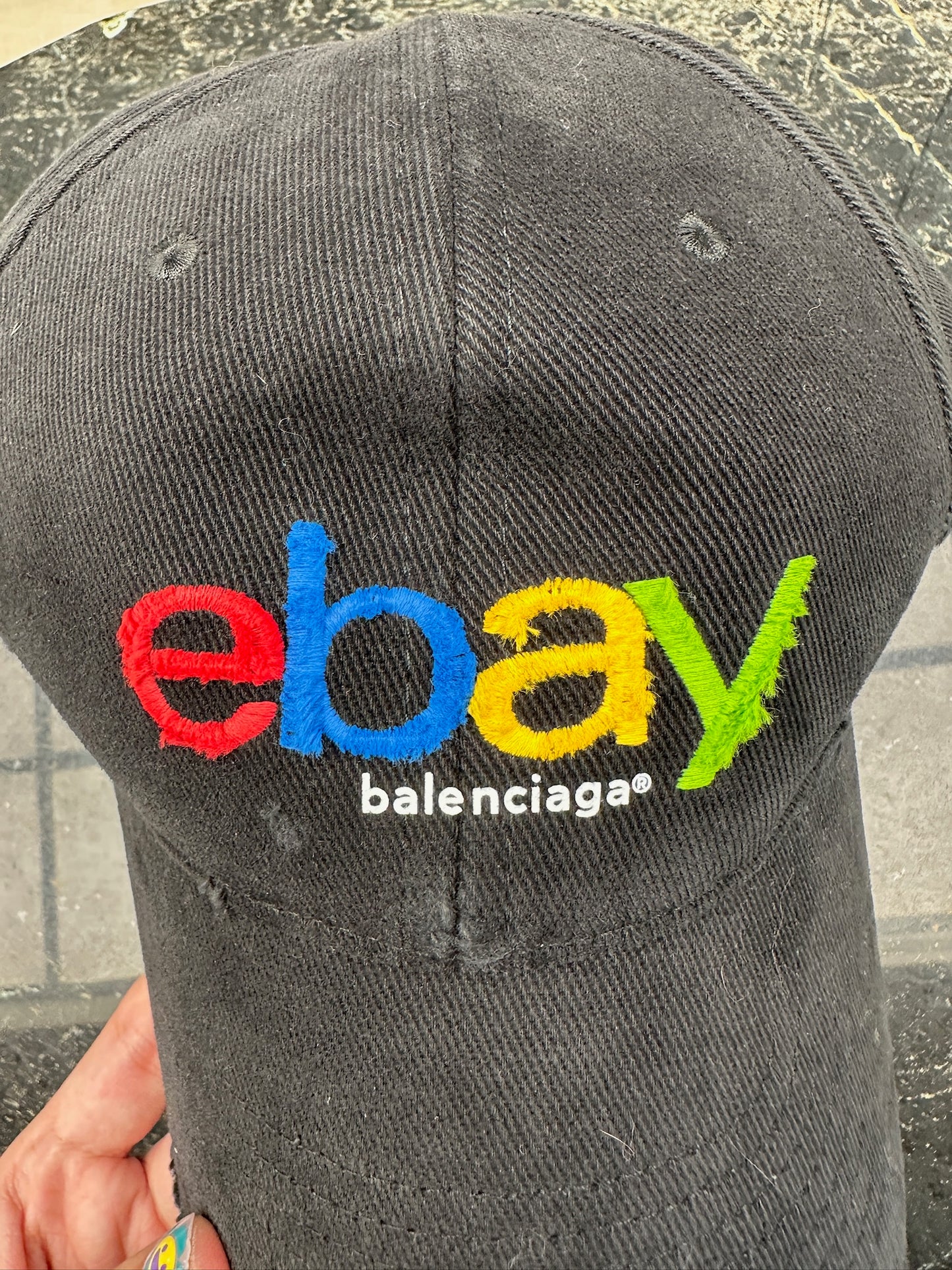 Balenciaga eBay Logo Cap