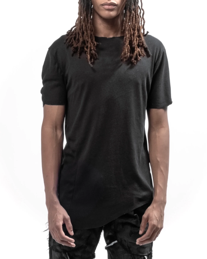 JAS Black Single Layer T-Shirt