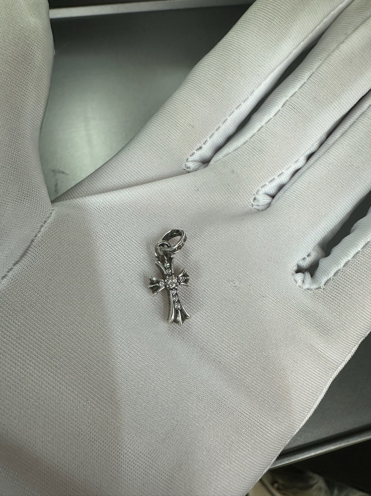 Chrome Hearts BBF BabyFat Pendant with Diamonds