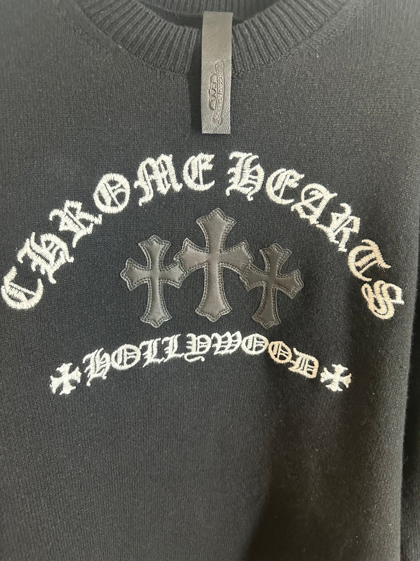 CHROME HEARTS Triple Cross Sweater