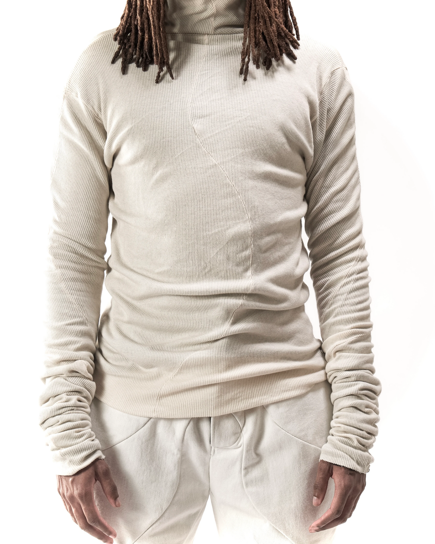 JAS Black Reversible Split Turtleneck