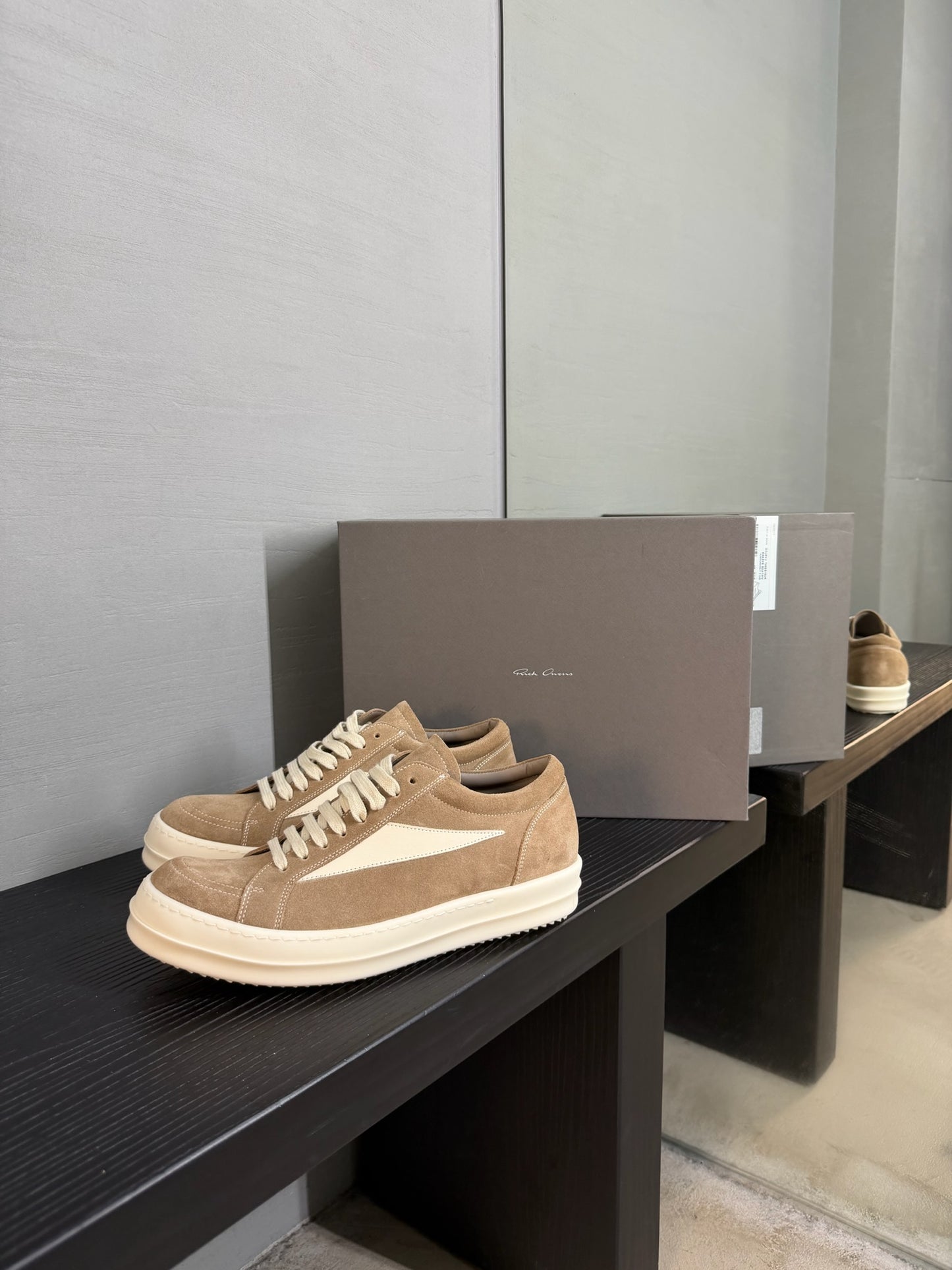 Rick Owens Suede Vintage Sneaks