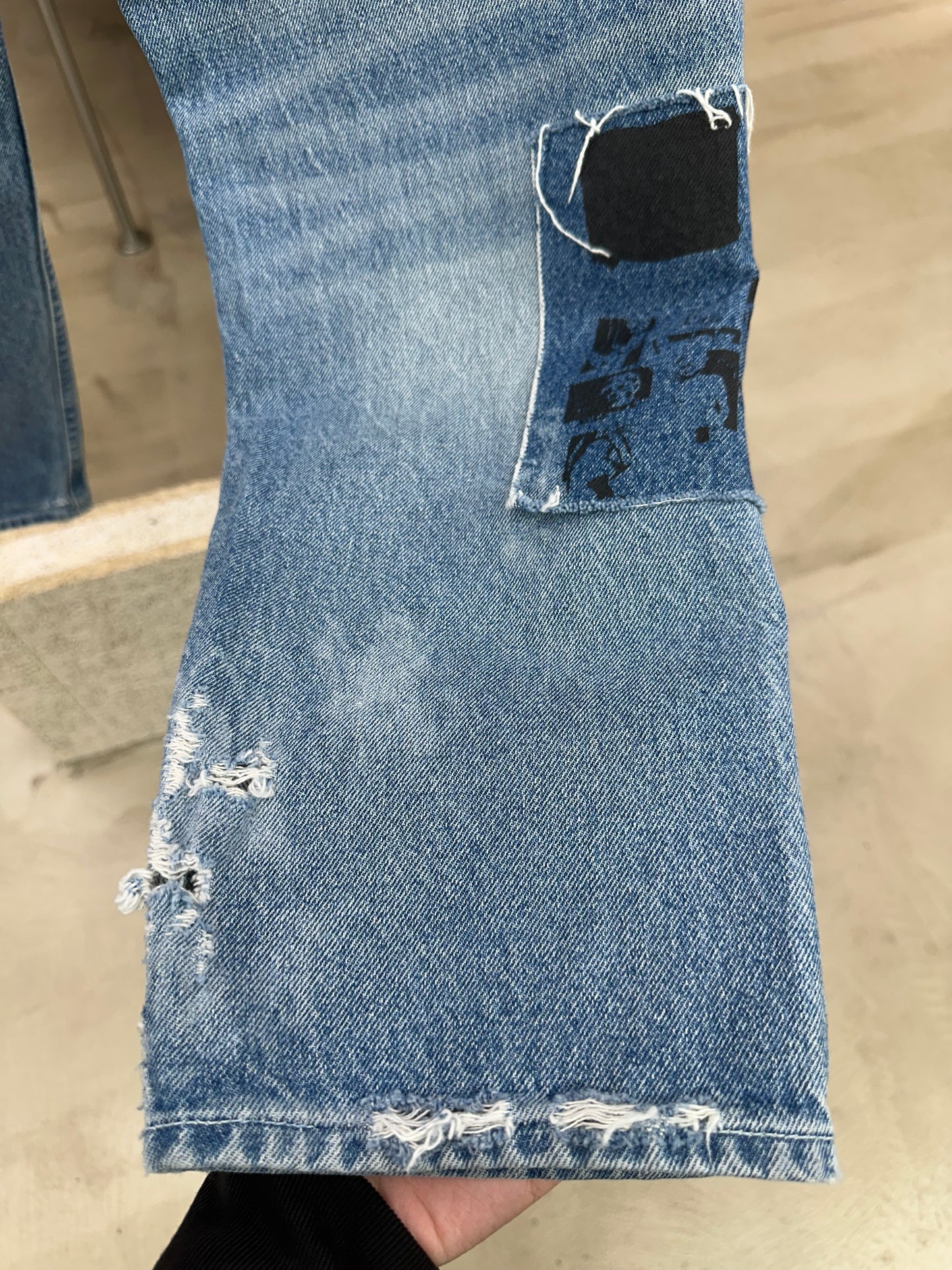 Enfant Riches Deprimes Patched Jeans