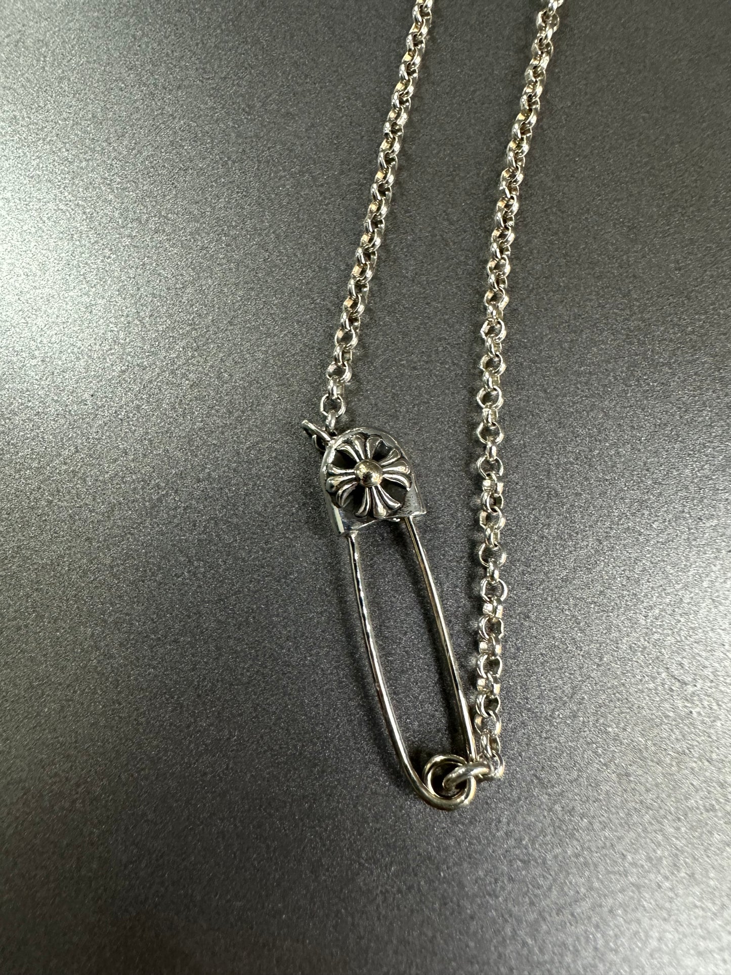 Chrome Hearts Safety Pin Necklace